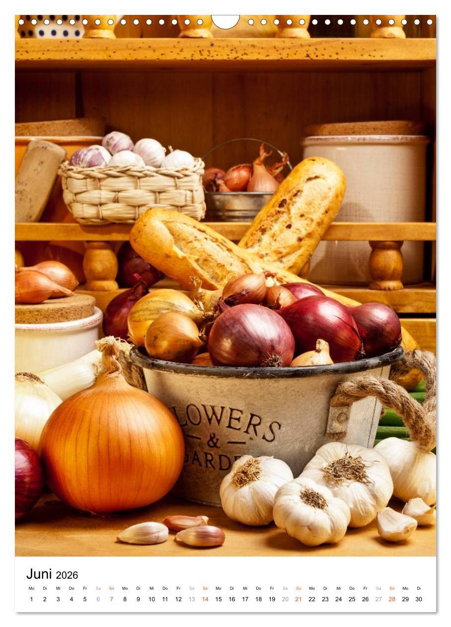Beispielinhalt (Bild) Kräuter, Gewürze & Co. 2026 (Wandkalender 2026 DIN A3 hoch), CALVENDO Monatskalender
