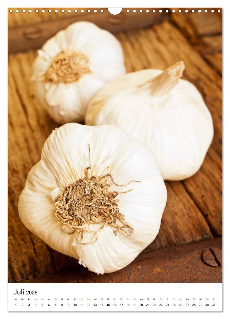 Beispielinhalt (Bild) Kräuter, Gewürze & Co. 2026 (Wandkalender 2026 DIN A3 hoch), CALVENDO Monatskalender
