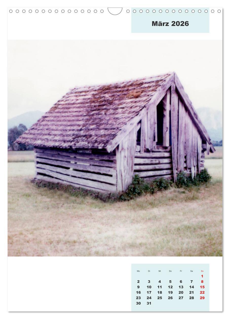 Beispielinhalt (Bild) Blaues Land (Wandkalender 2026 DIN A3 hoch), CALVENDO Monatskalender