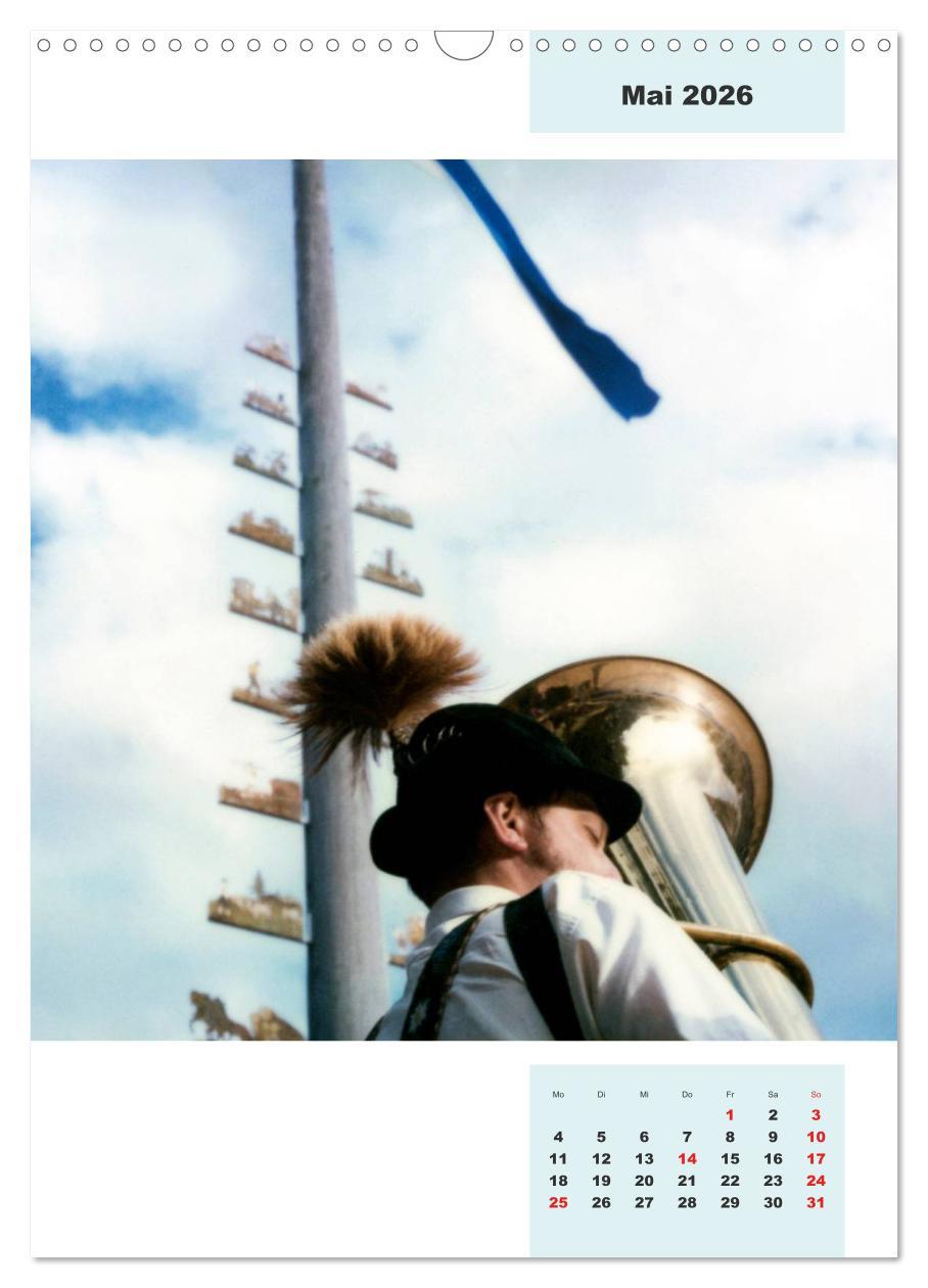 Beispielinhalt (Bild) Blaues Land (Wandkalender 2026 DIN A3 hoch), CALVENDO Monatskalender