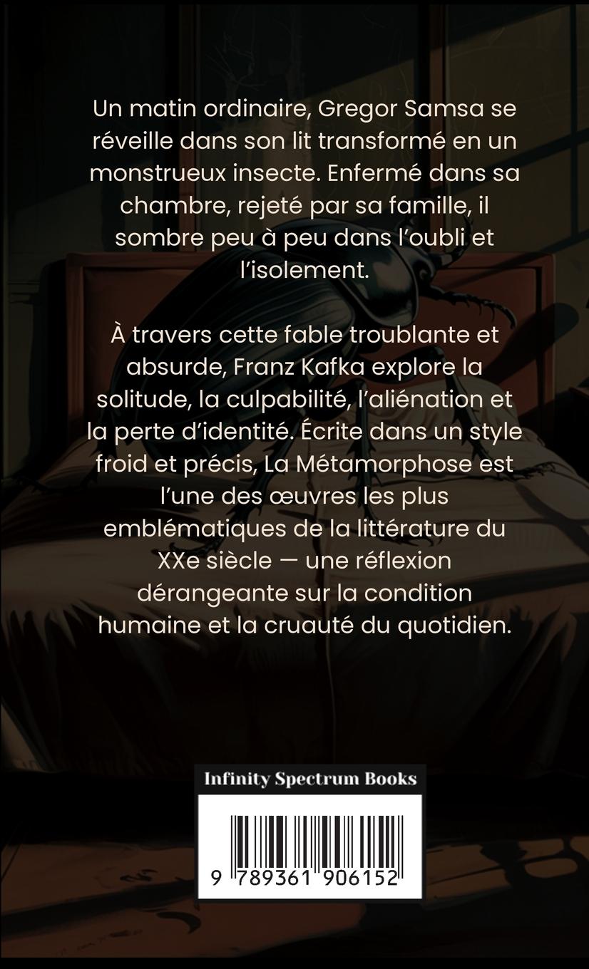 Rückseitencover La Métamorphose