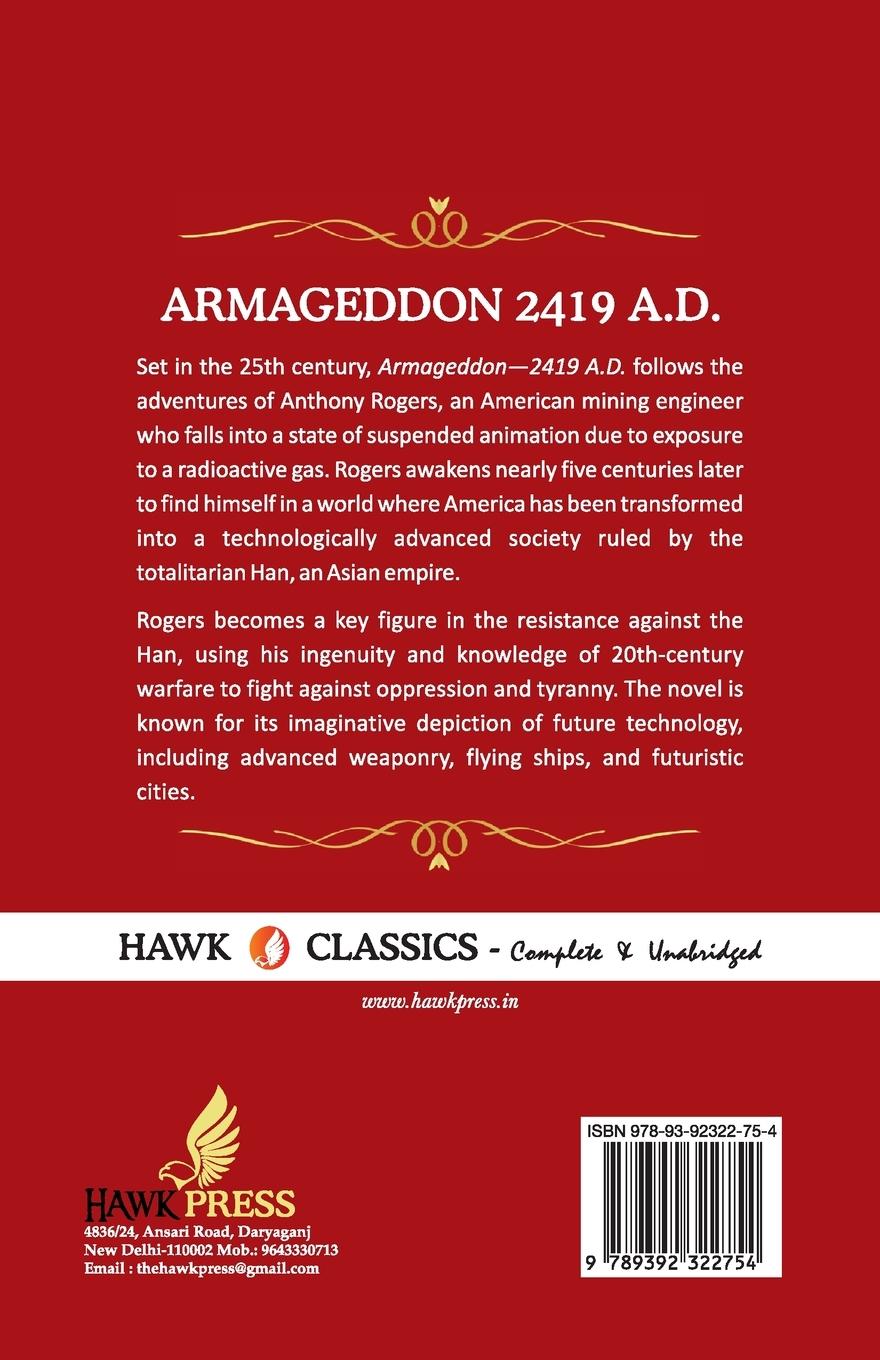 Rückseitencover Armageddon 2419 A.D