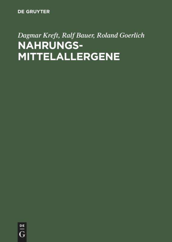 Vorderes Coverbild Nahrungsmittelallergene