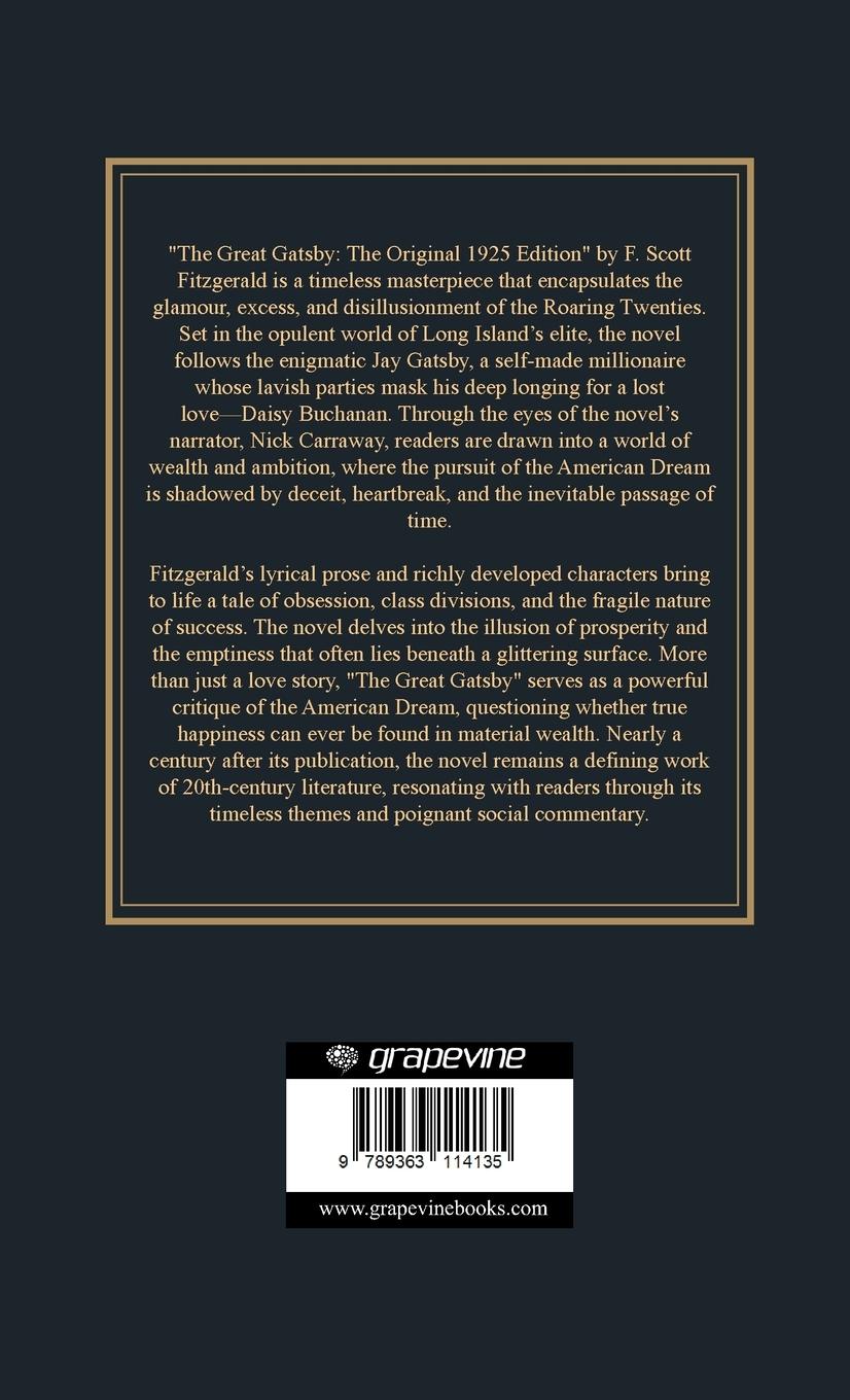 Rückseitencover The Great Gatsby