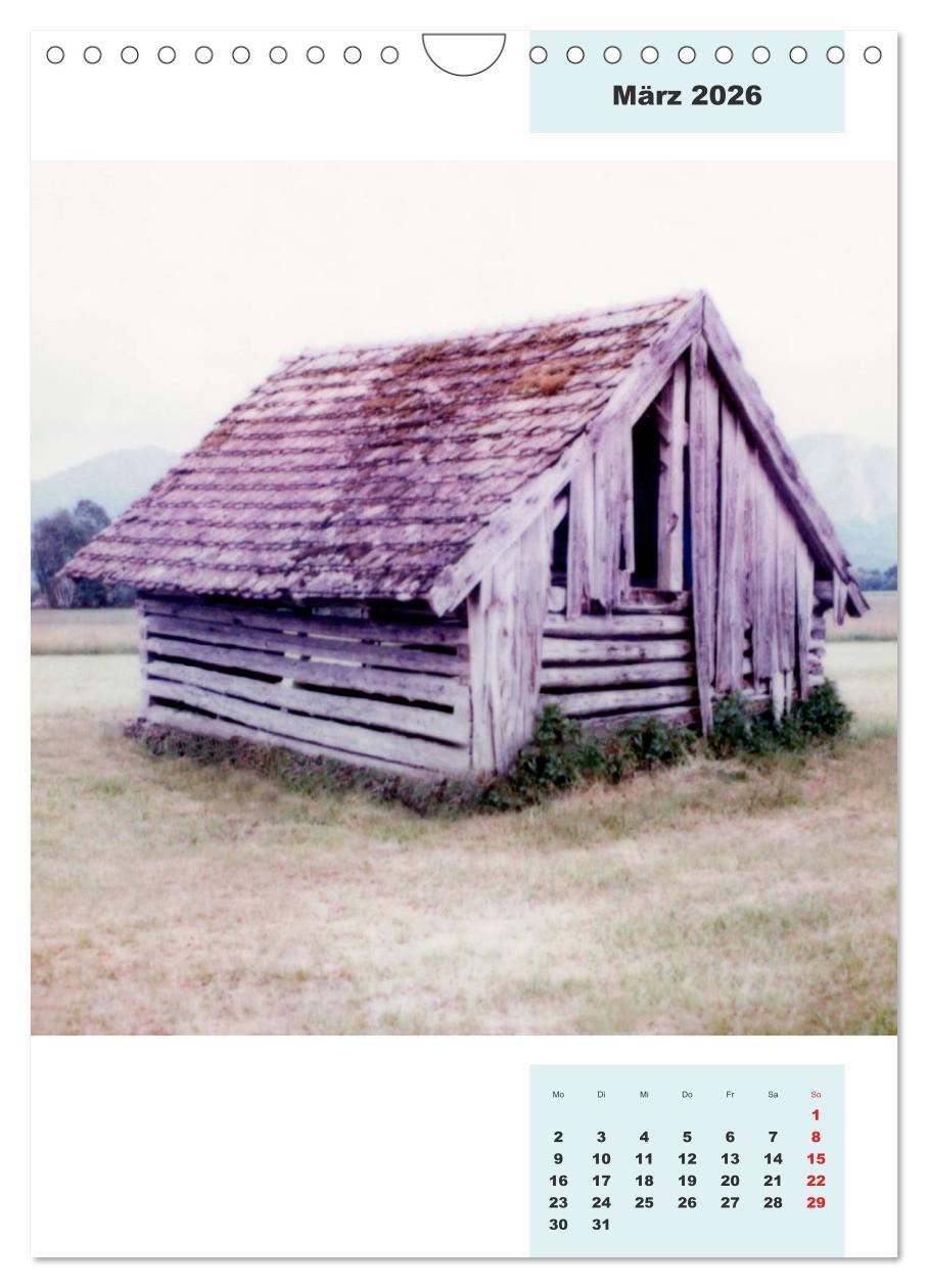 Beispielinhalt (Bild) Blaues Land (Wandkalender 2026 DIN A4 hoch), CALVENDO Monatskalender