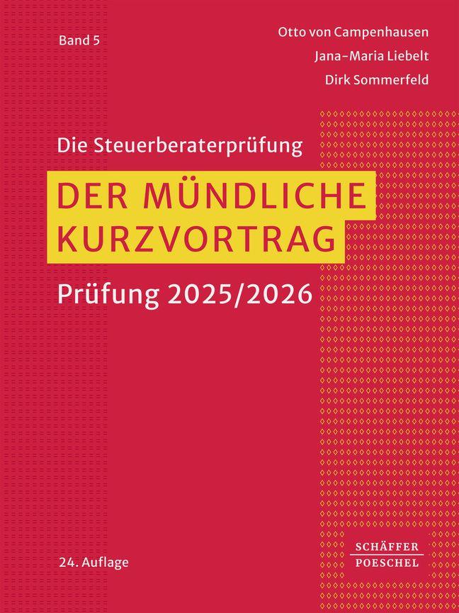 Vorderes Coverbild Der mündliche Kurzvortrag