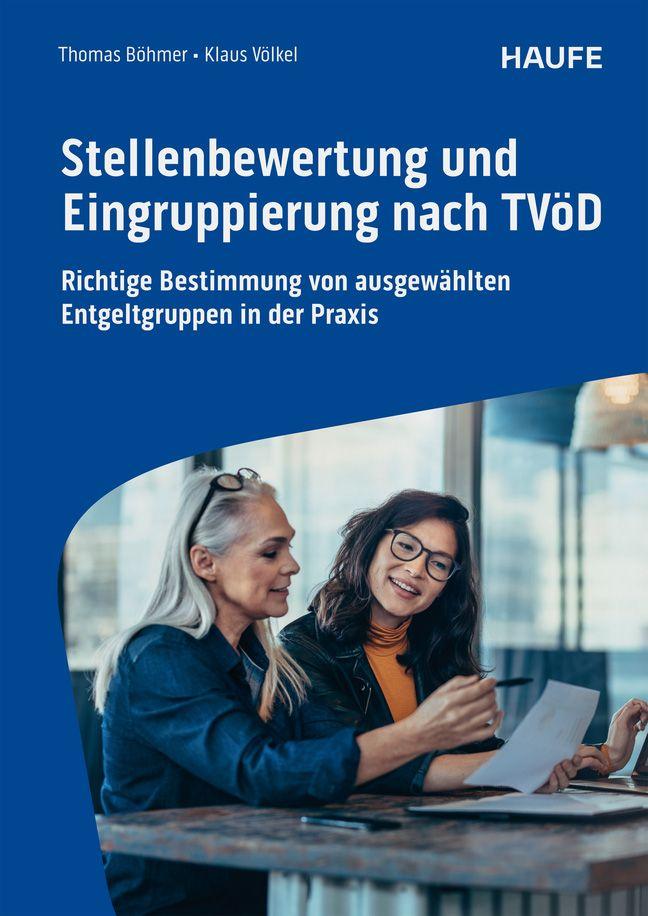 Vorderes Coverbild Stellenbewertung und Eingruppierung nach TVöD