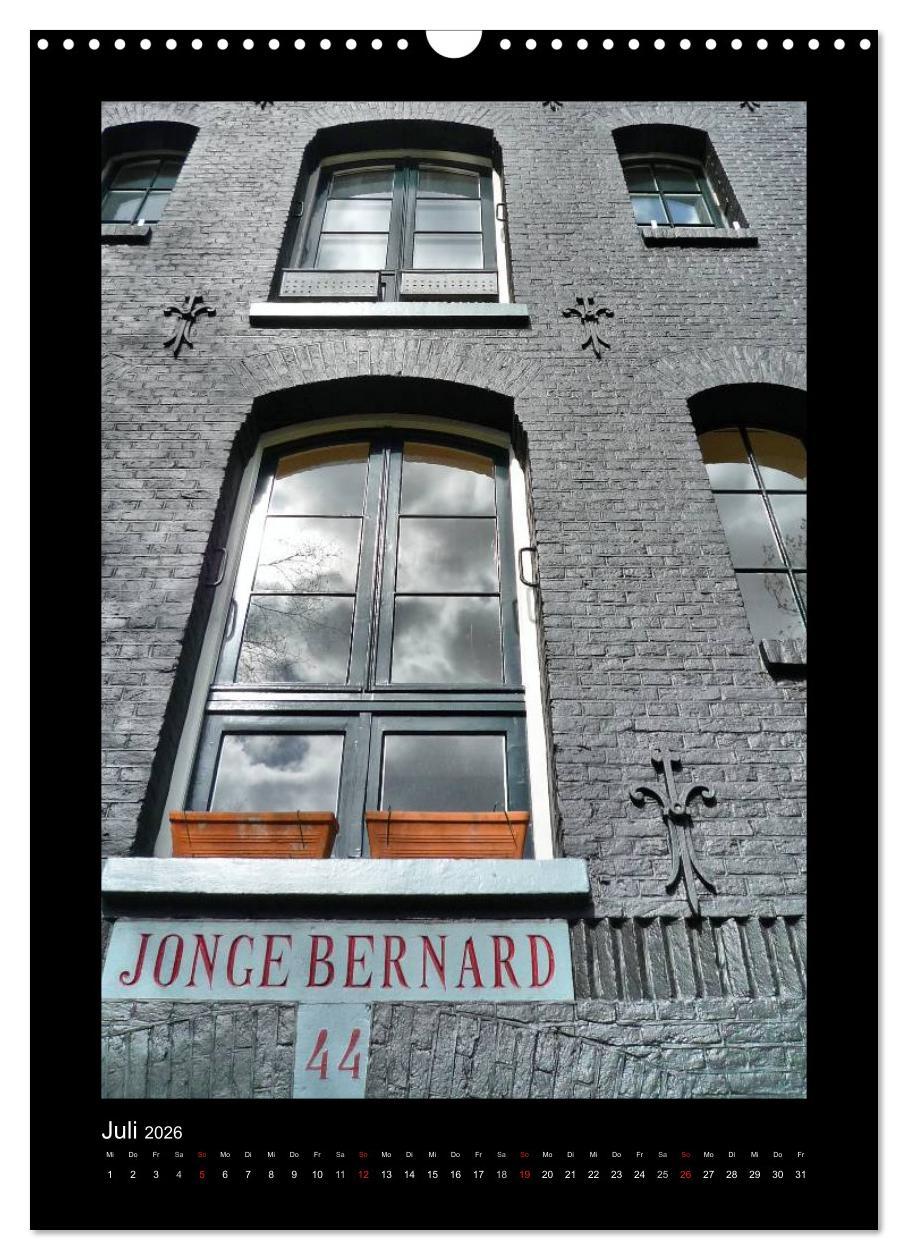 Beispielinhalt (Bild) Amsterdam (Wandkalender 2026 DIN A3 hoch), CALVENDO Monatskalender