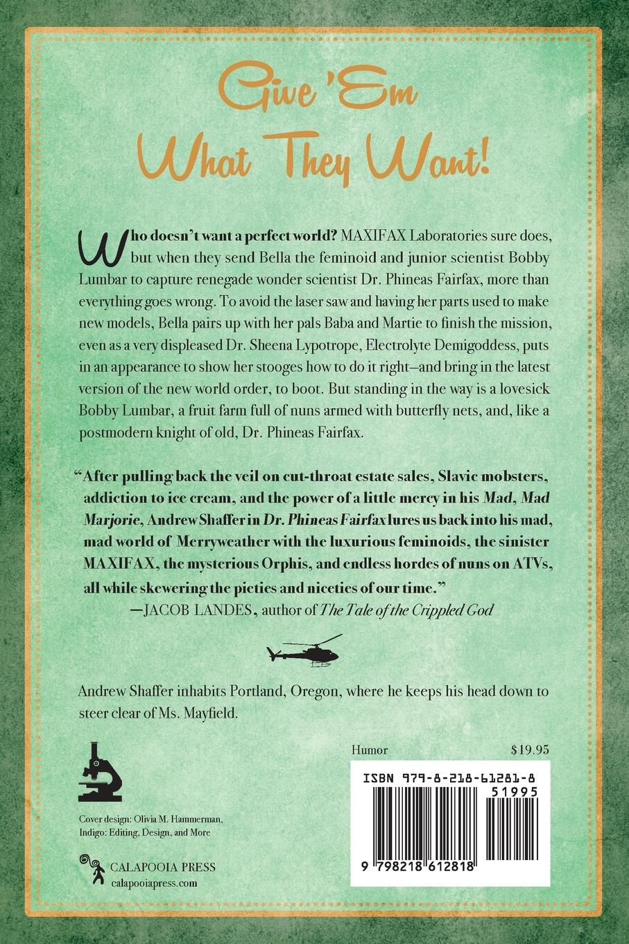 Rückseitencover Dr. Phineas Fairfax