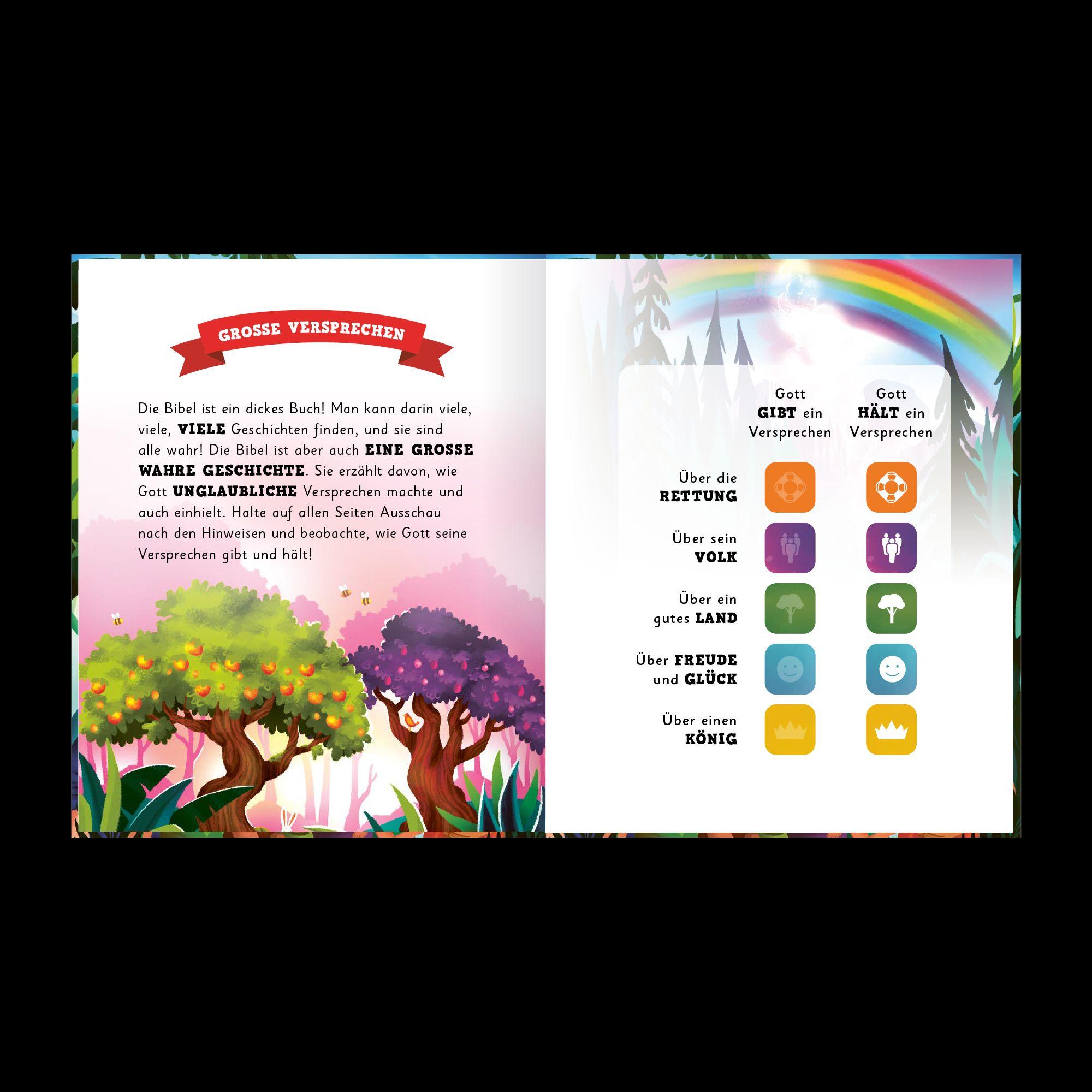 Beispielinhalt (Bild) Gottes großes Versprechen - KINDERBIBEL