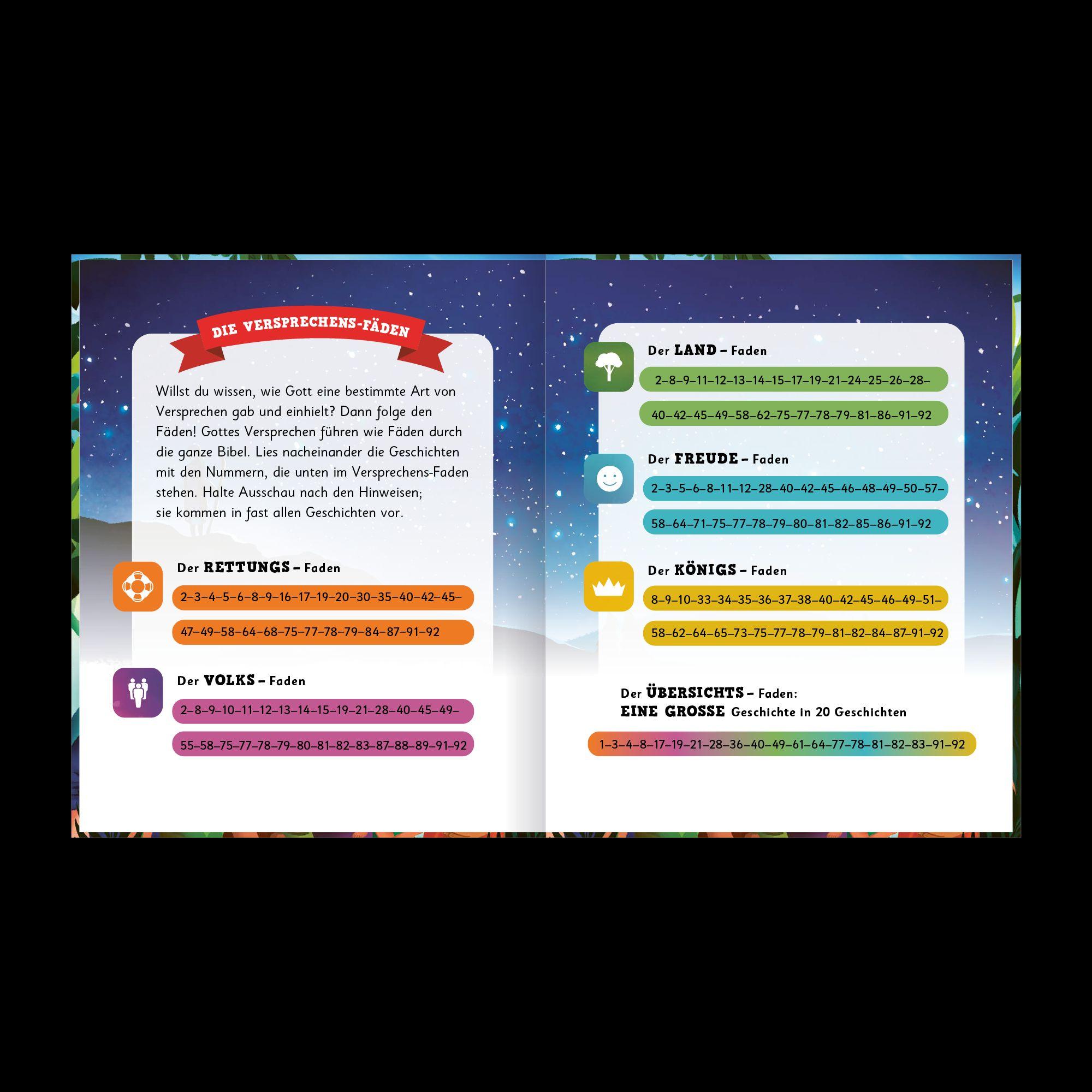 Beispielinhalt (Bild) Gottes großes Versprechen - KINDERBIBEL