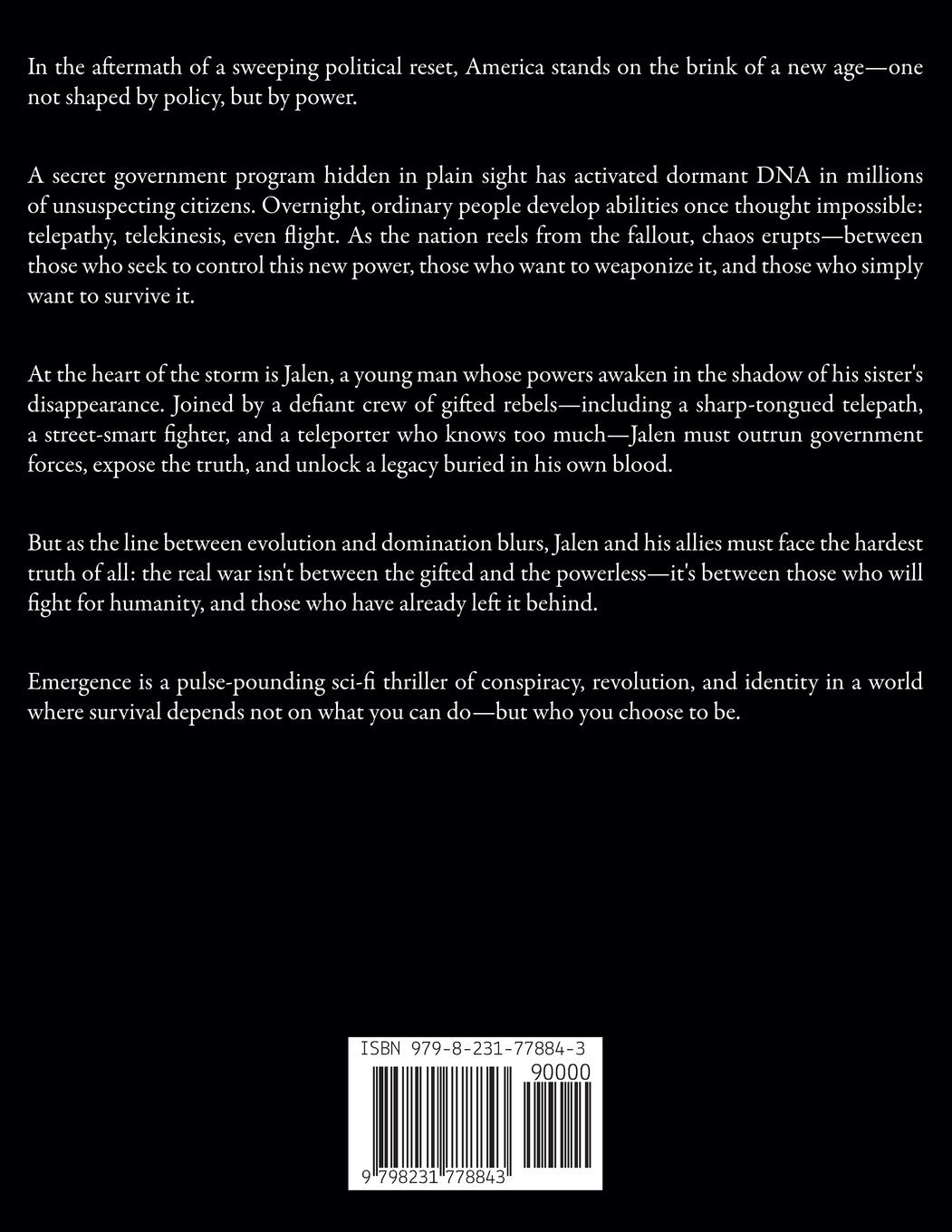 Rückseitencover EMERGENCE