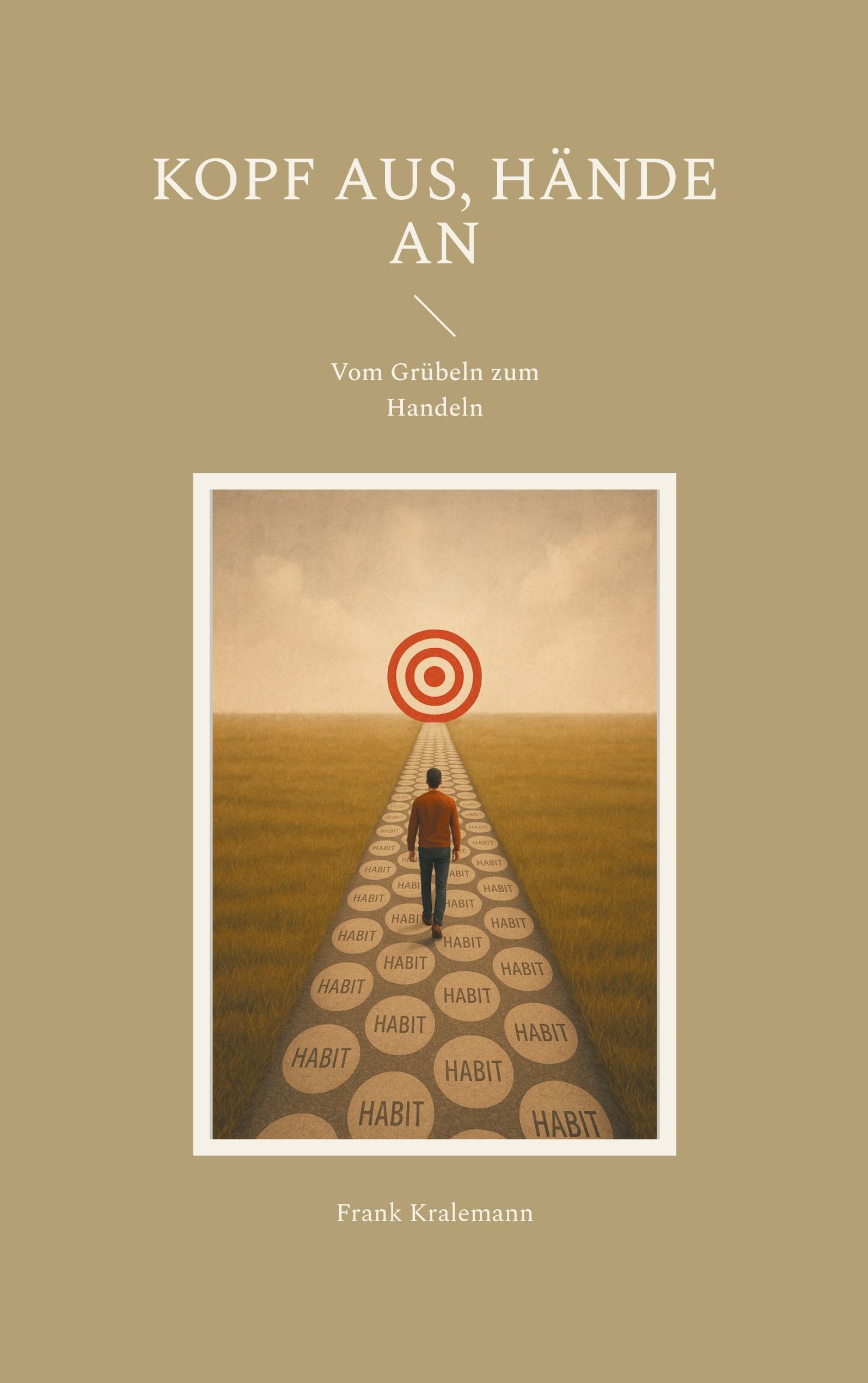 Vorderes Coverbild Kopf aus, Hände an