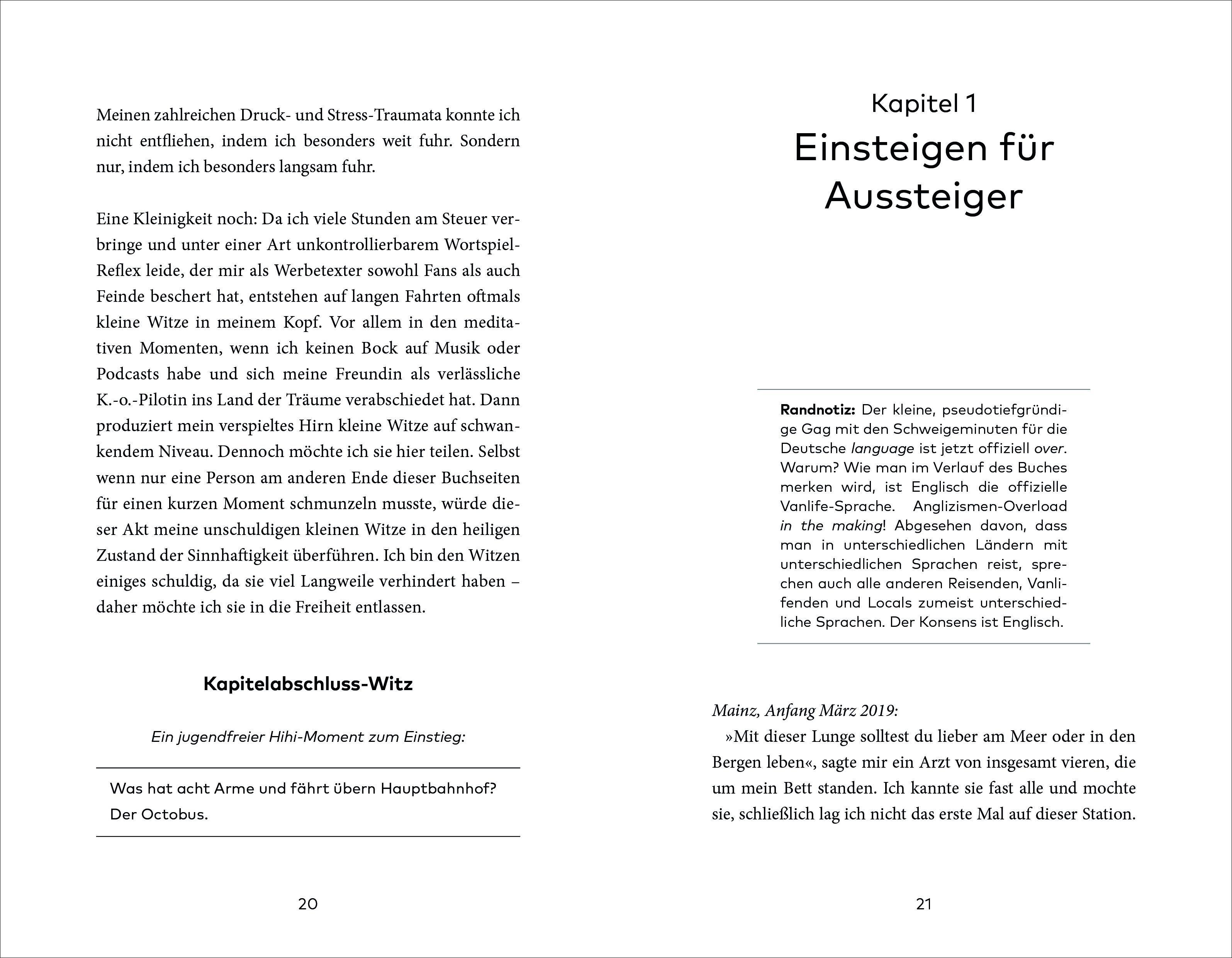 Beispielinhalt (Bild) Ein Zimmer, Küche, Bart