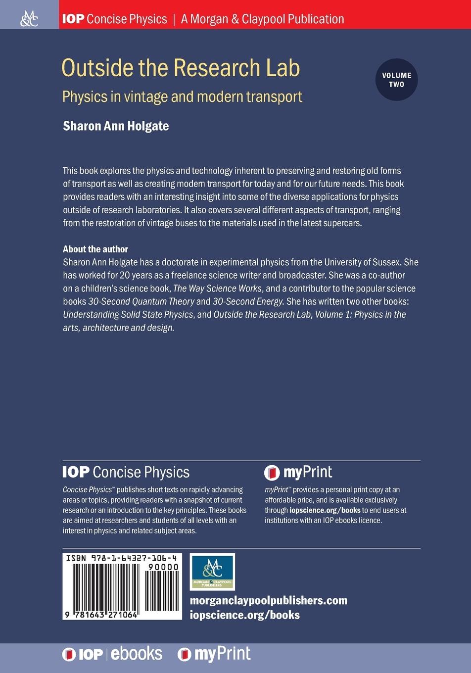 Rückseitencover Outside the Research Lab, Volume 2