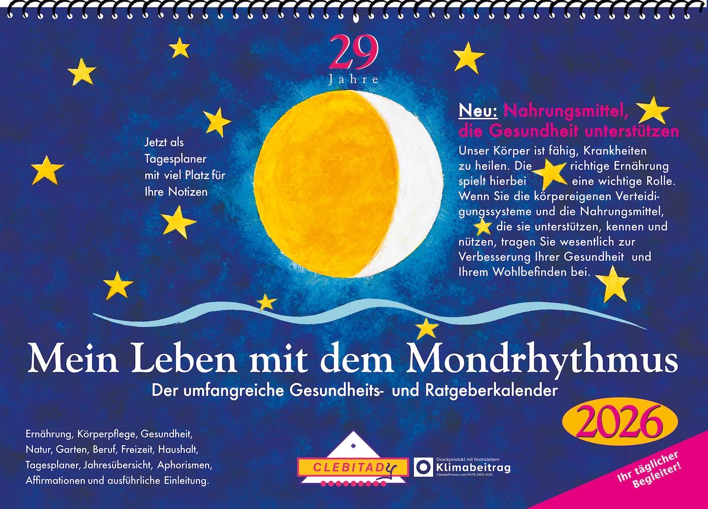 Vorderes Coverbild Mein Leben mit dem Mondrhythmus 2026