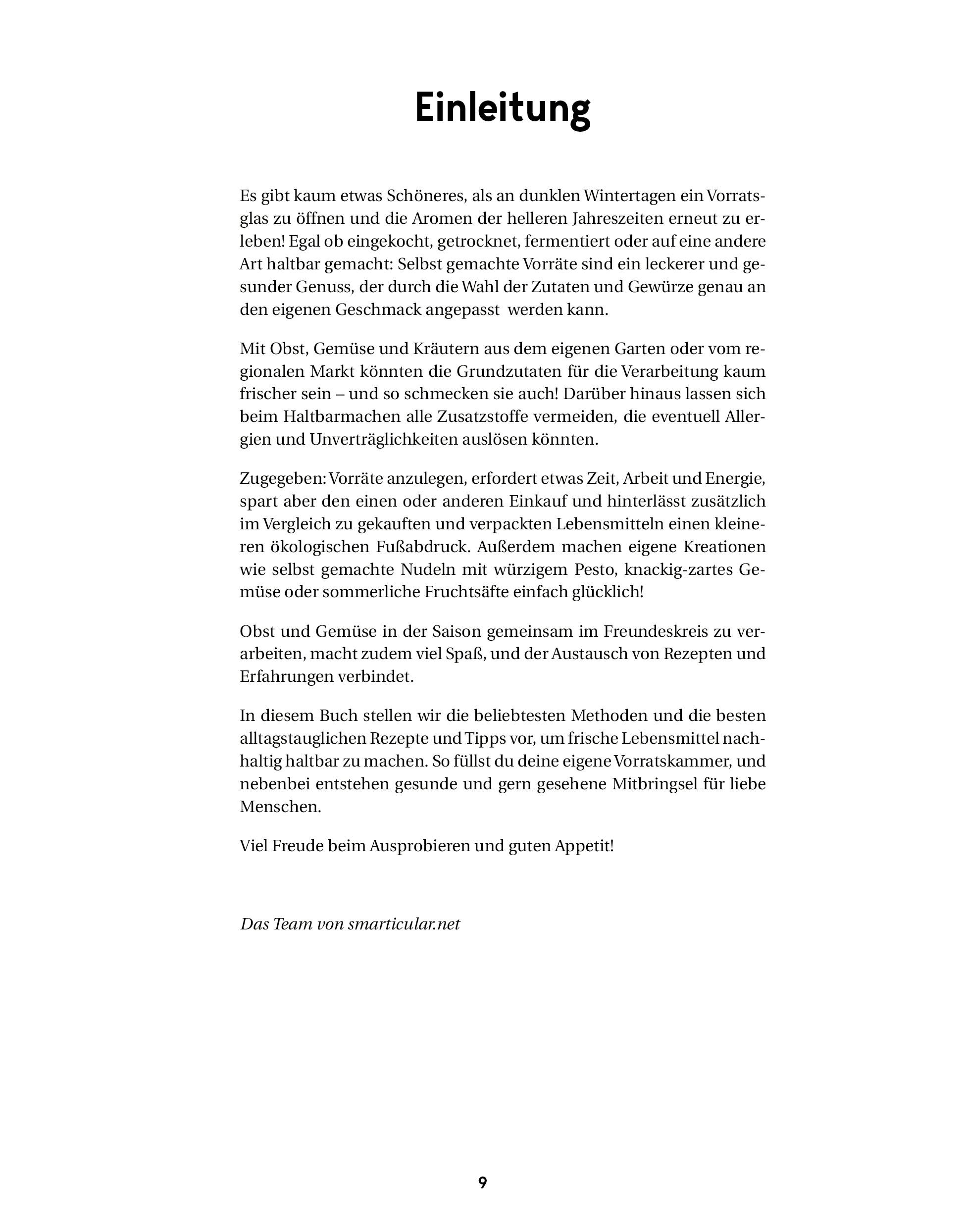 Beispielinhalt (Bild) Eingemacht & zugedreht