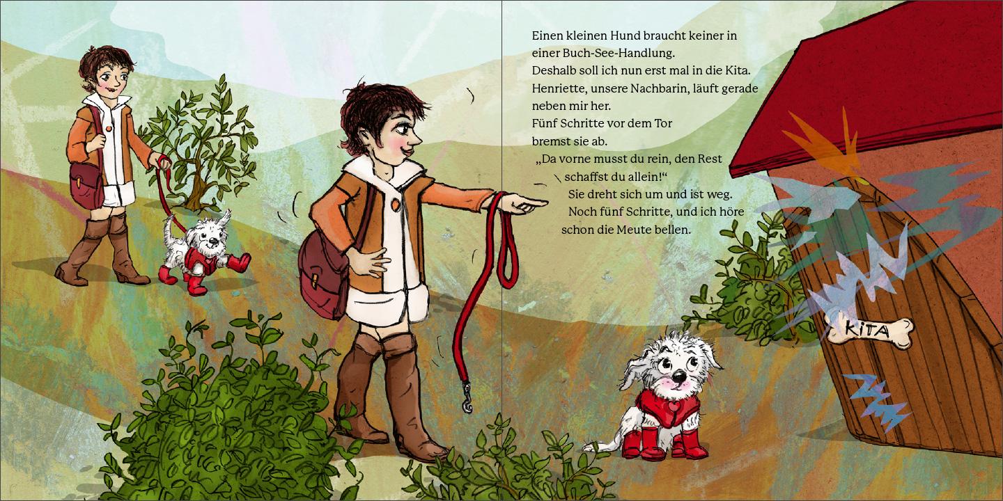 Beispielinhalt (Bild) Rita, neu in der Kita