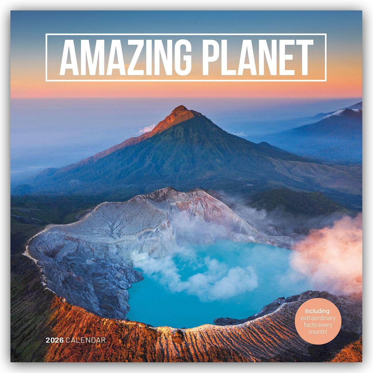 Vorderes Coverbild Amazing Planet - Fantastische Erde 2026 - Wand-Kalender