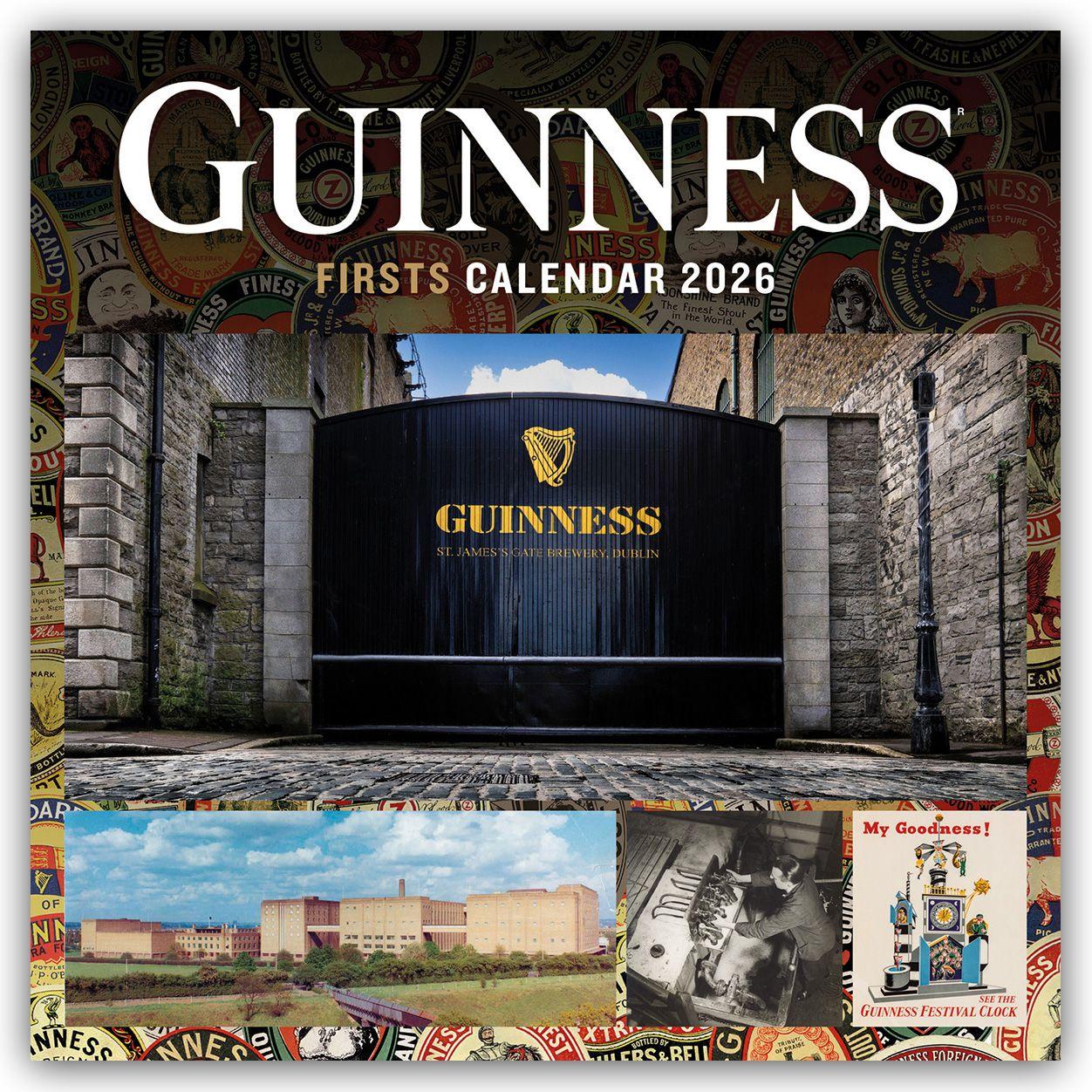 Vorderes Coverbild Guinness 2026 - Wand-Kalender