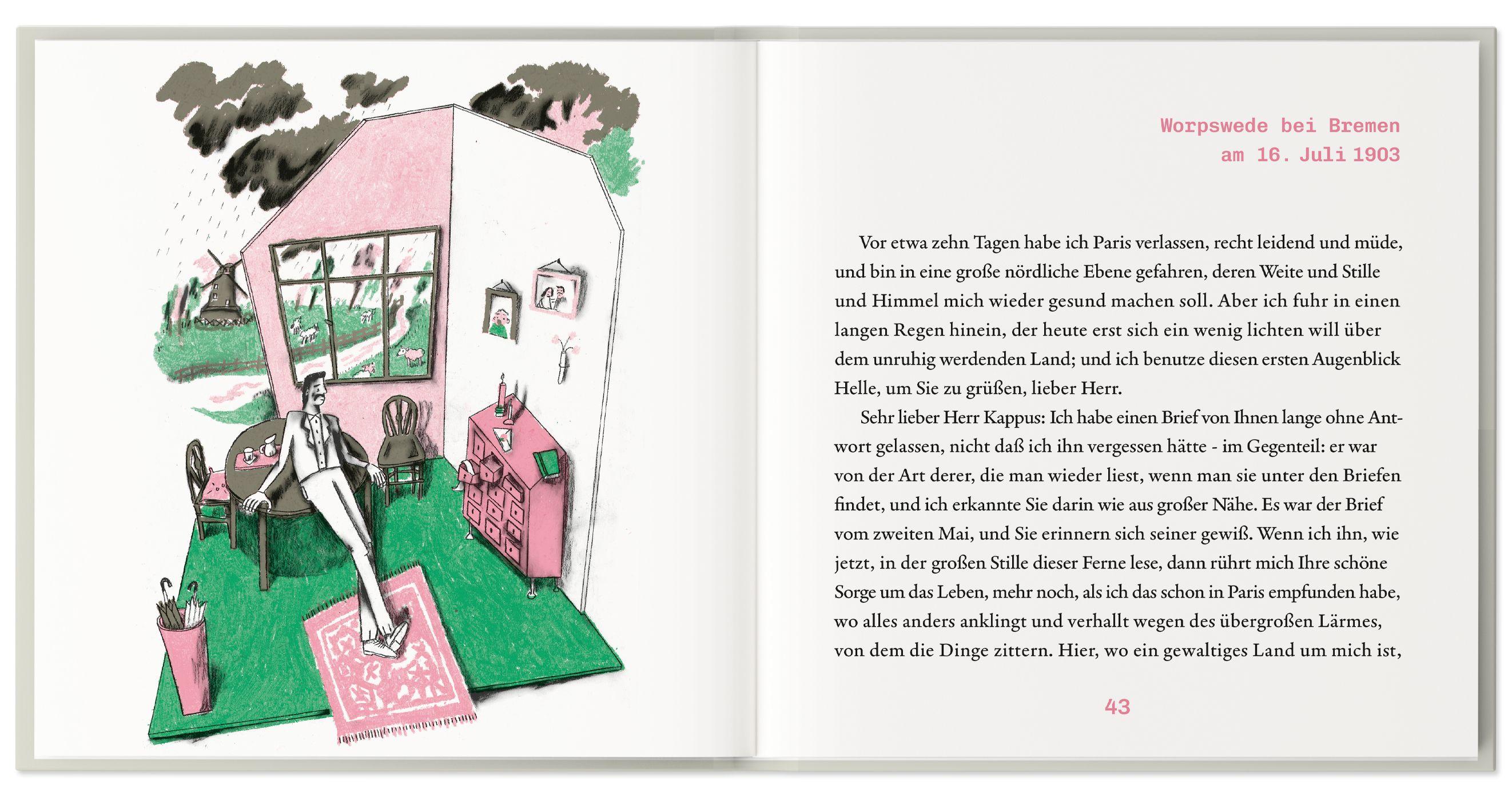 Beispielinhalt (Bild) Rainer Maria Rilke. Briefe an einen jungen Dichter