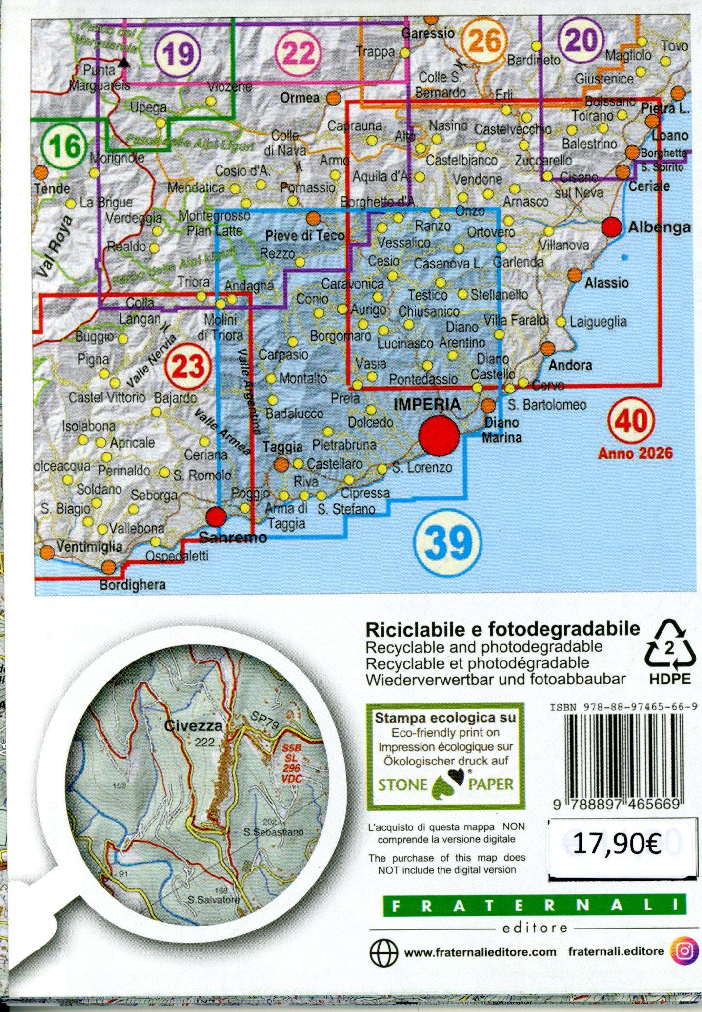 Beispielinhalt (Bild) 39 Imperia Valle Argentina- Valle Impero-Val Prino