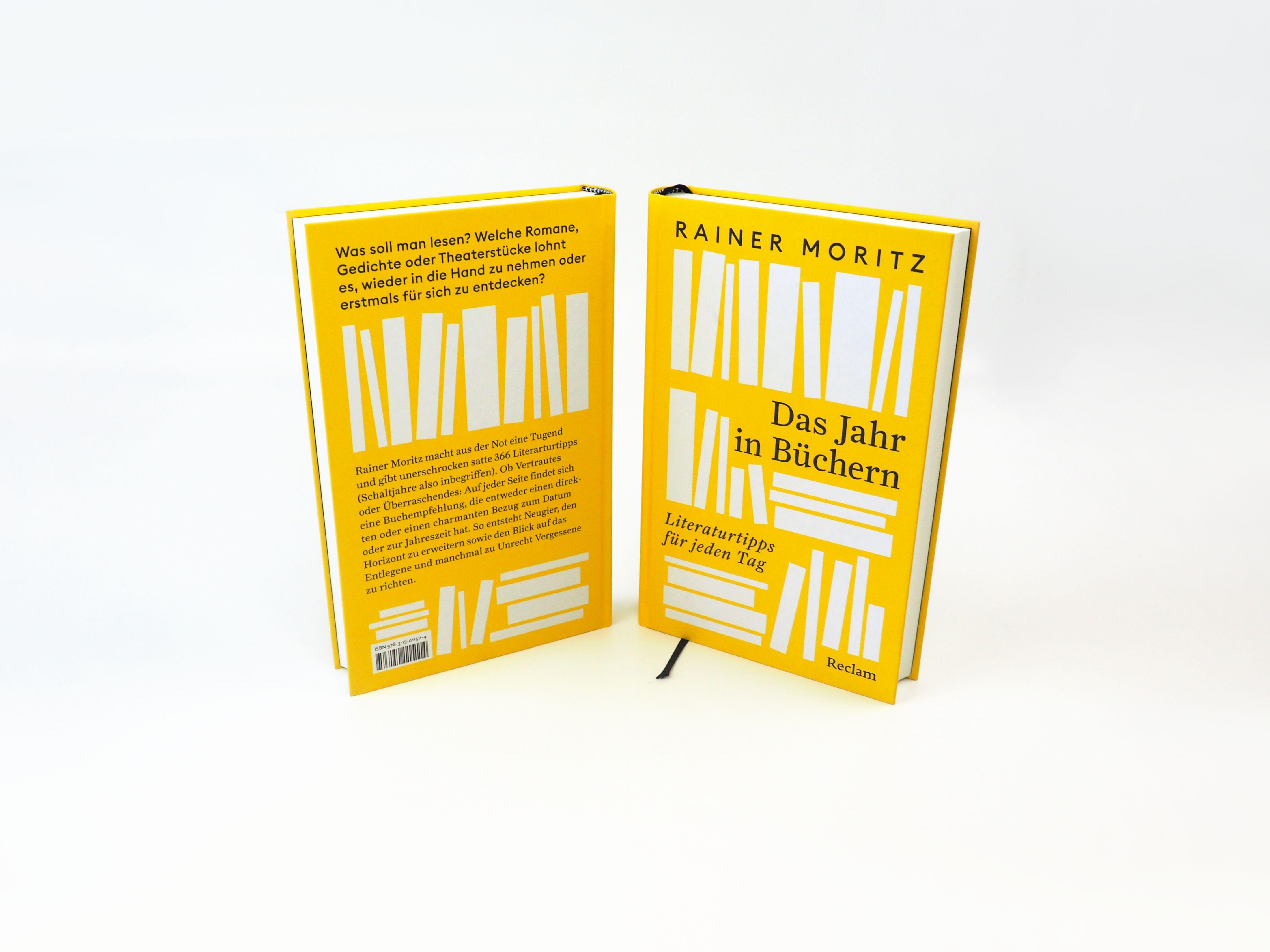 Beispielinhalt (Bild) Das Jahr in Büchern. Literaturtipps für jeden Tag
