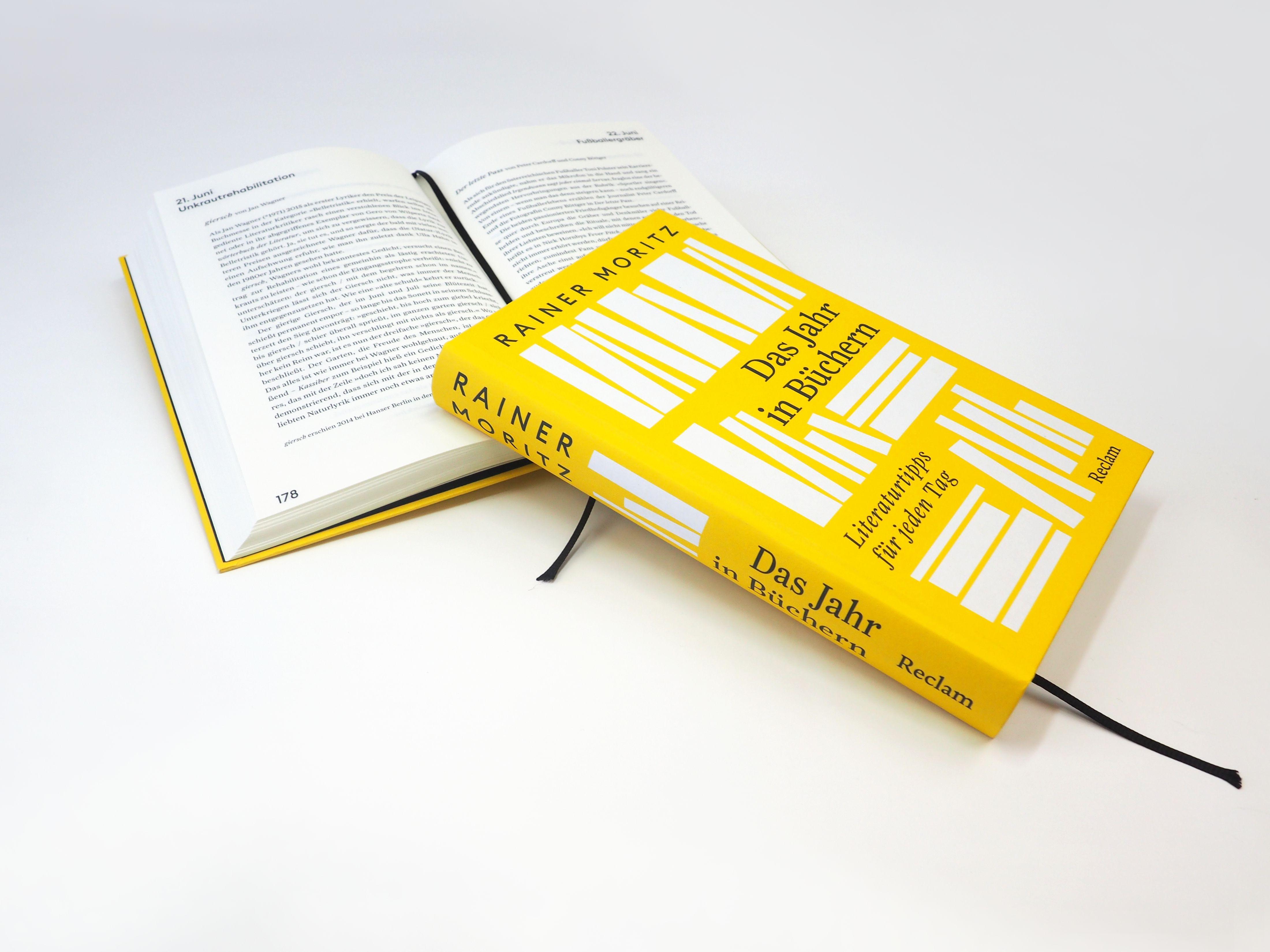 Beispielinhalt (Bild) Das Jahr in Büchern. Literaturtipps für jeden Tag
