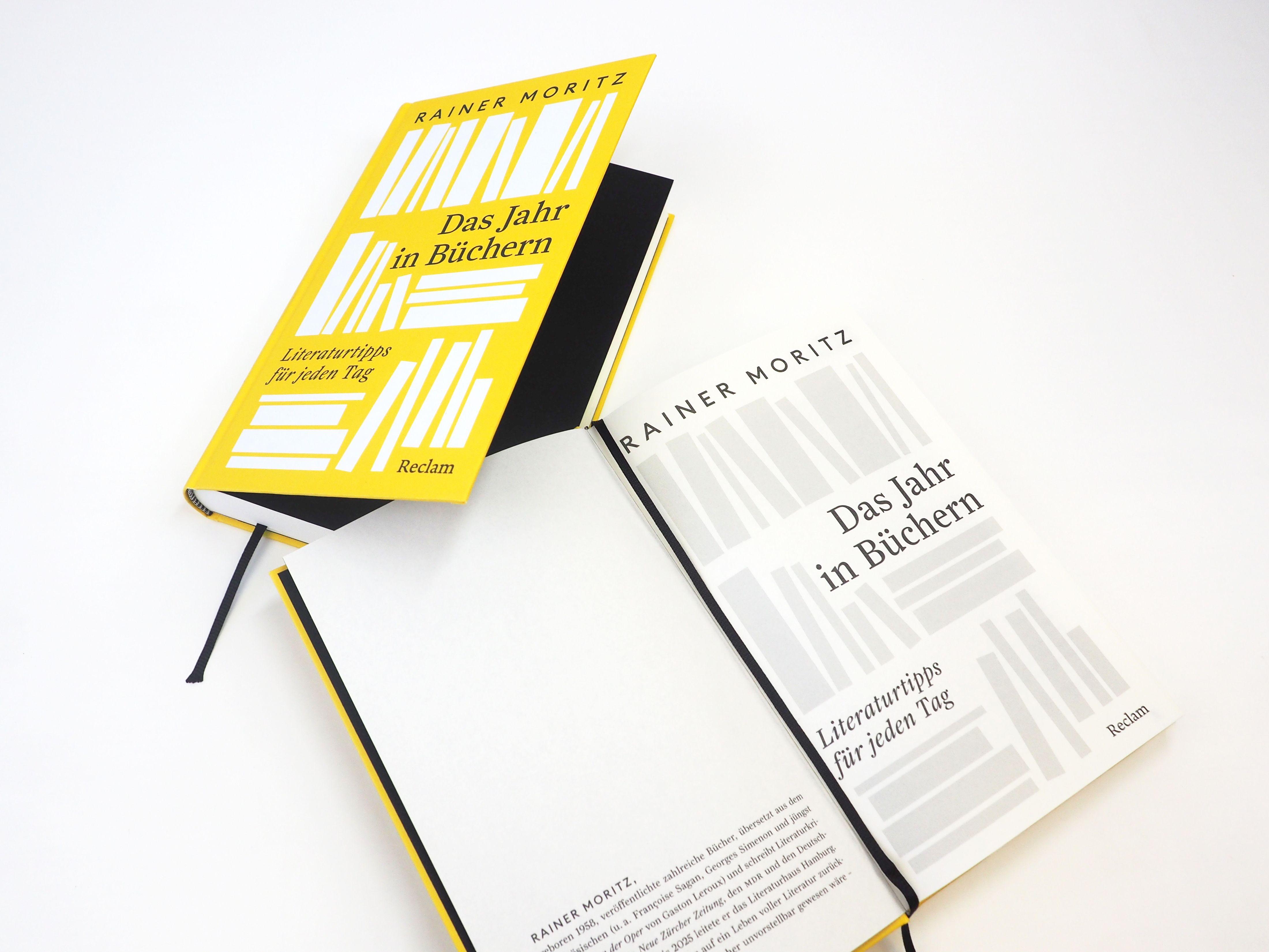 Beispielinhalt (Bild) Das Jahr in Büchern. Literaturtipps für jeden Tag