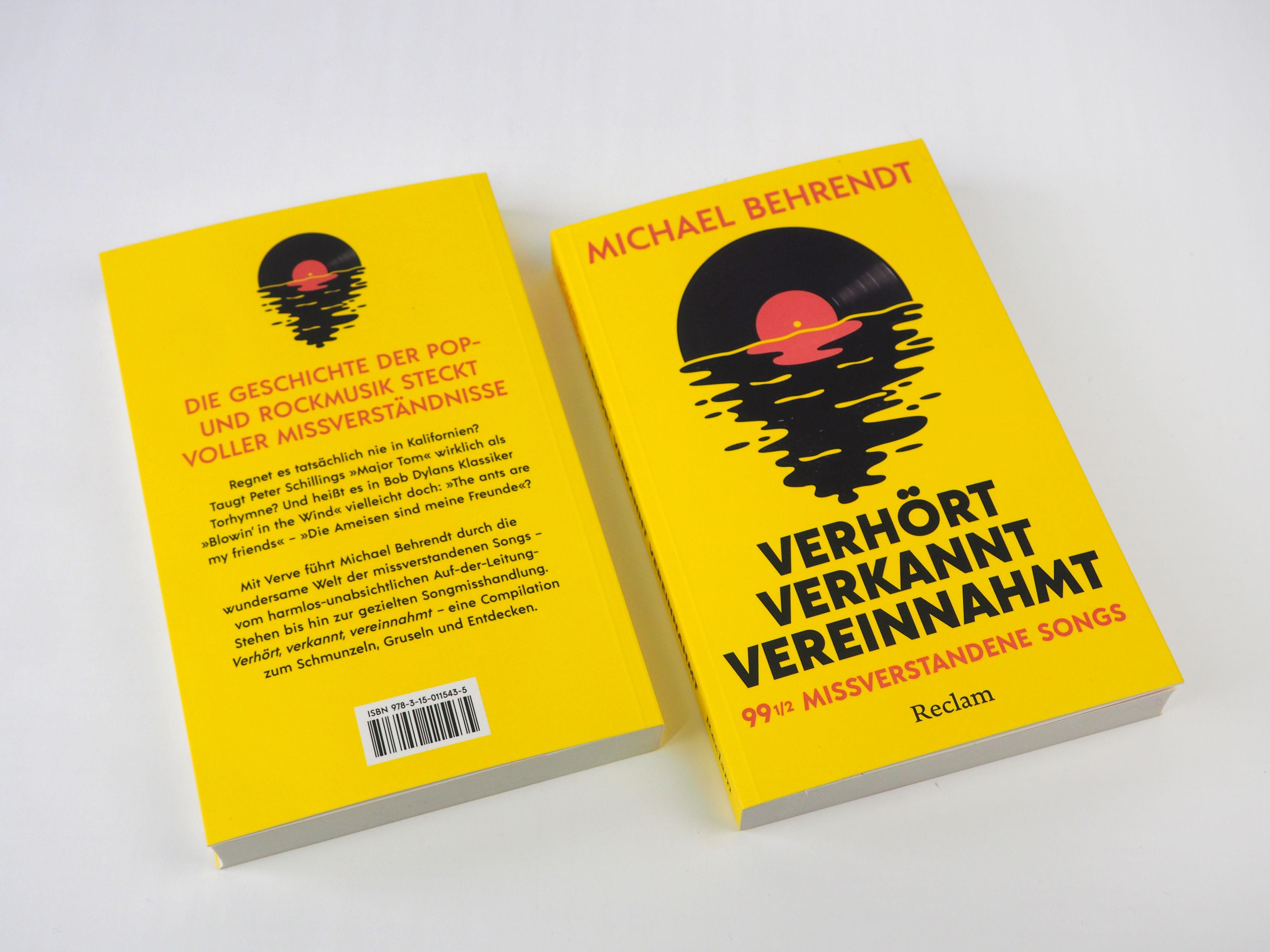 Beispielinhalt (Bild) Verhört, verkannt, vereinnahmt. 99 ½ missverstandene Songs