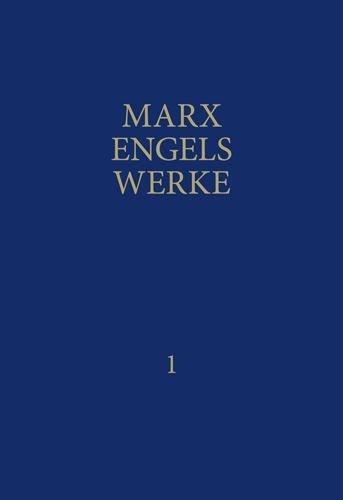 Vorderes Coverbild MEW / Marx-Engels-Werke Band 1
