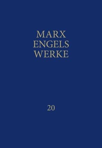 Vorderes Coverbild MEW / Marx-Engels-Werke Band 20