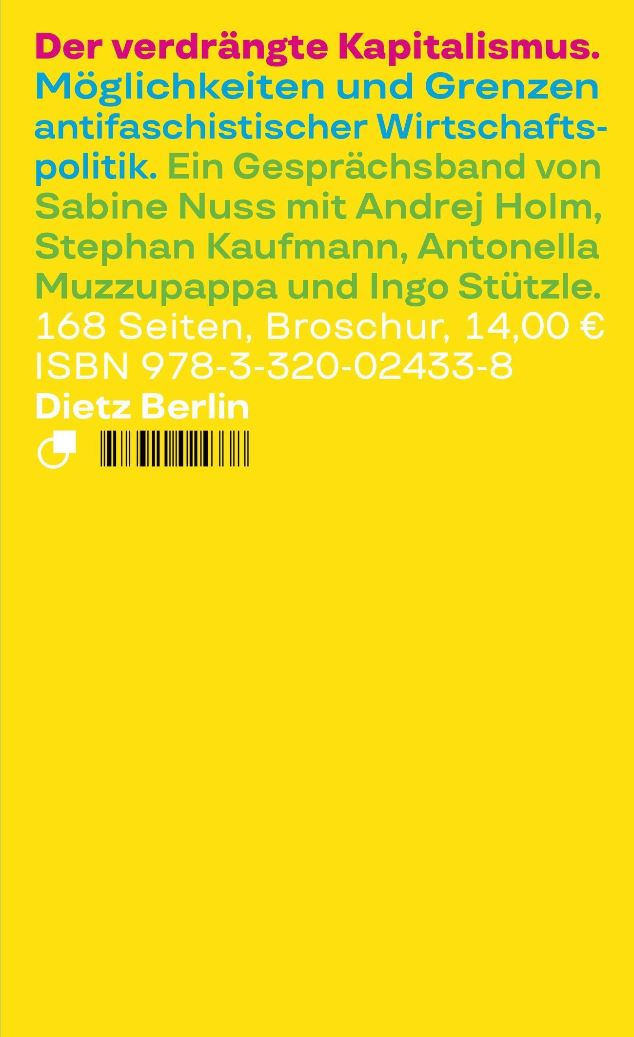 Vorderes Coverbild Der verdrängte Kapitalismus