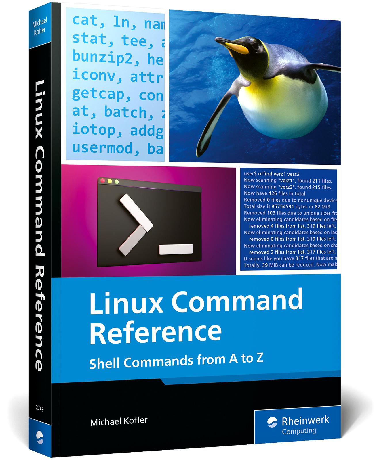 Vorderes Coverbild Linux Command Reference