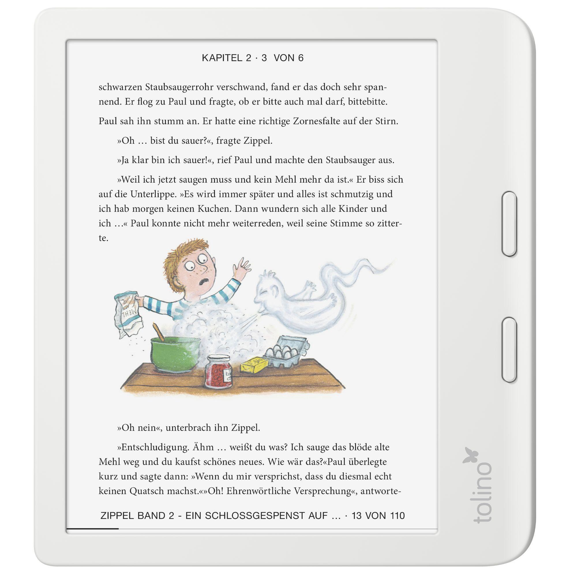 Beispielinhalt (Bild) tolino vision color weiß