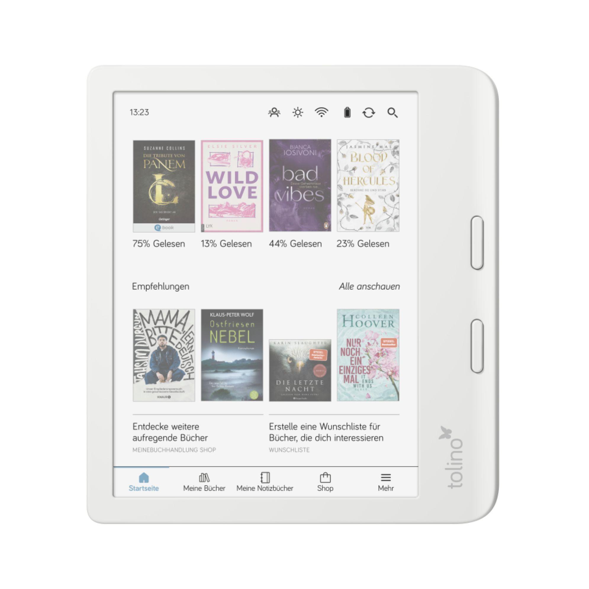 Beispielinhalt (Bild) tolino vision color weiß