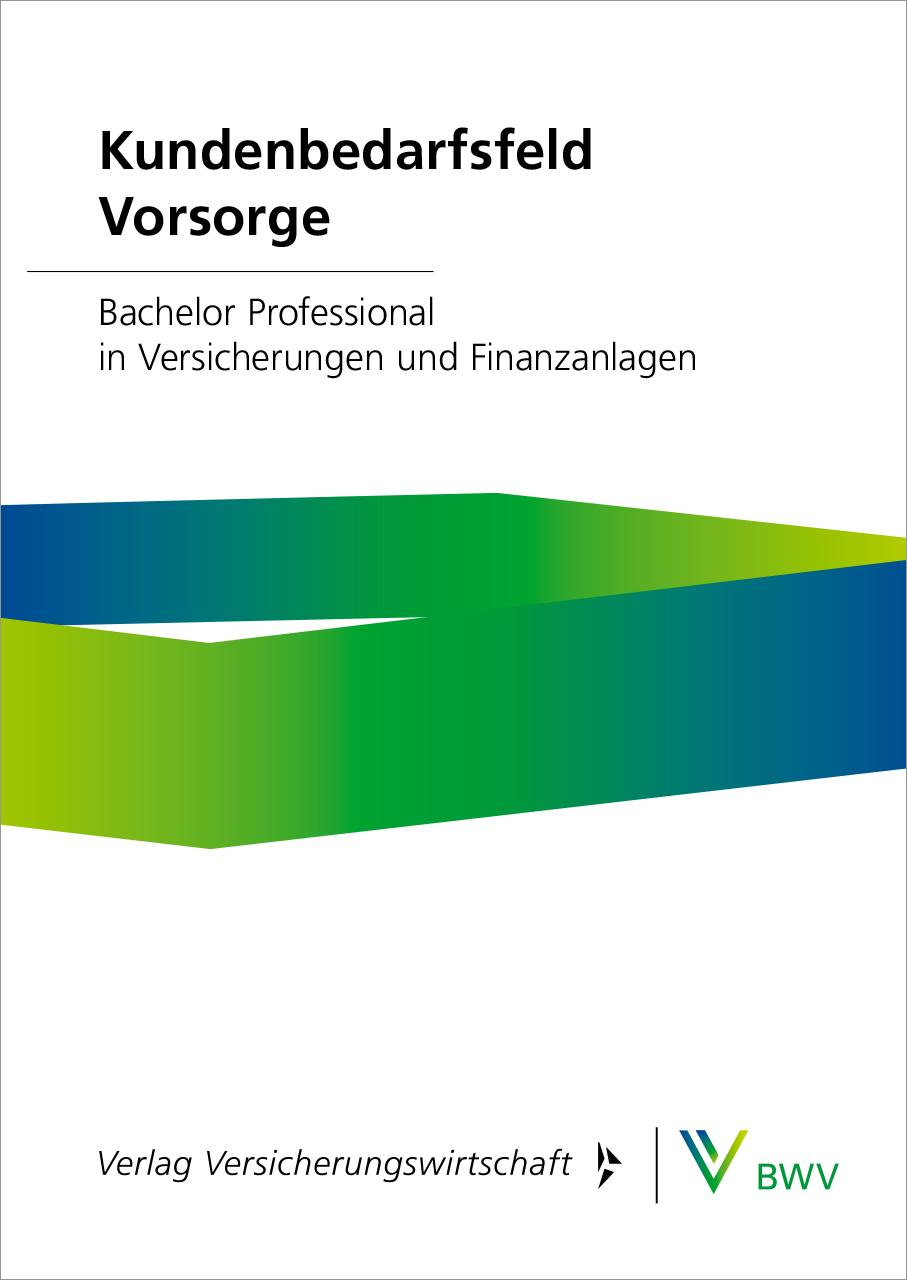 Vorderes Coverbild Kundenbedarfsfeld Vorsorge - Print-Online-Bundle