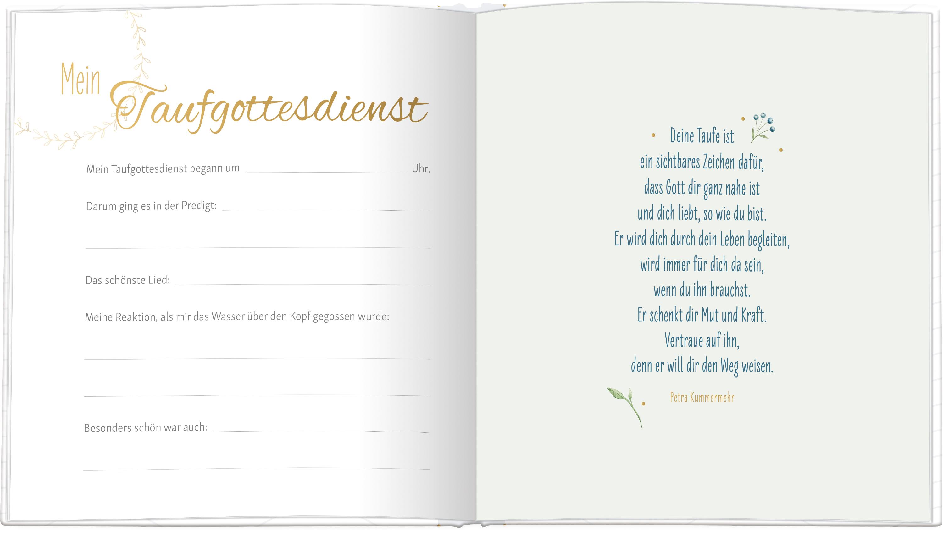 Beispielinhalt (Bild) Meine Taufe