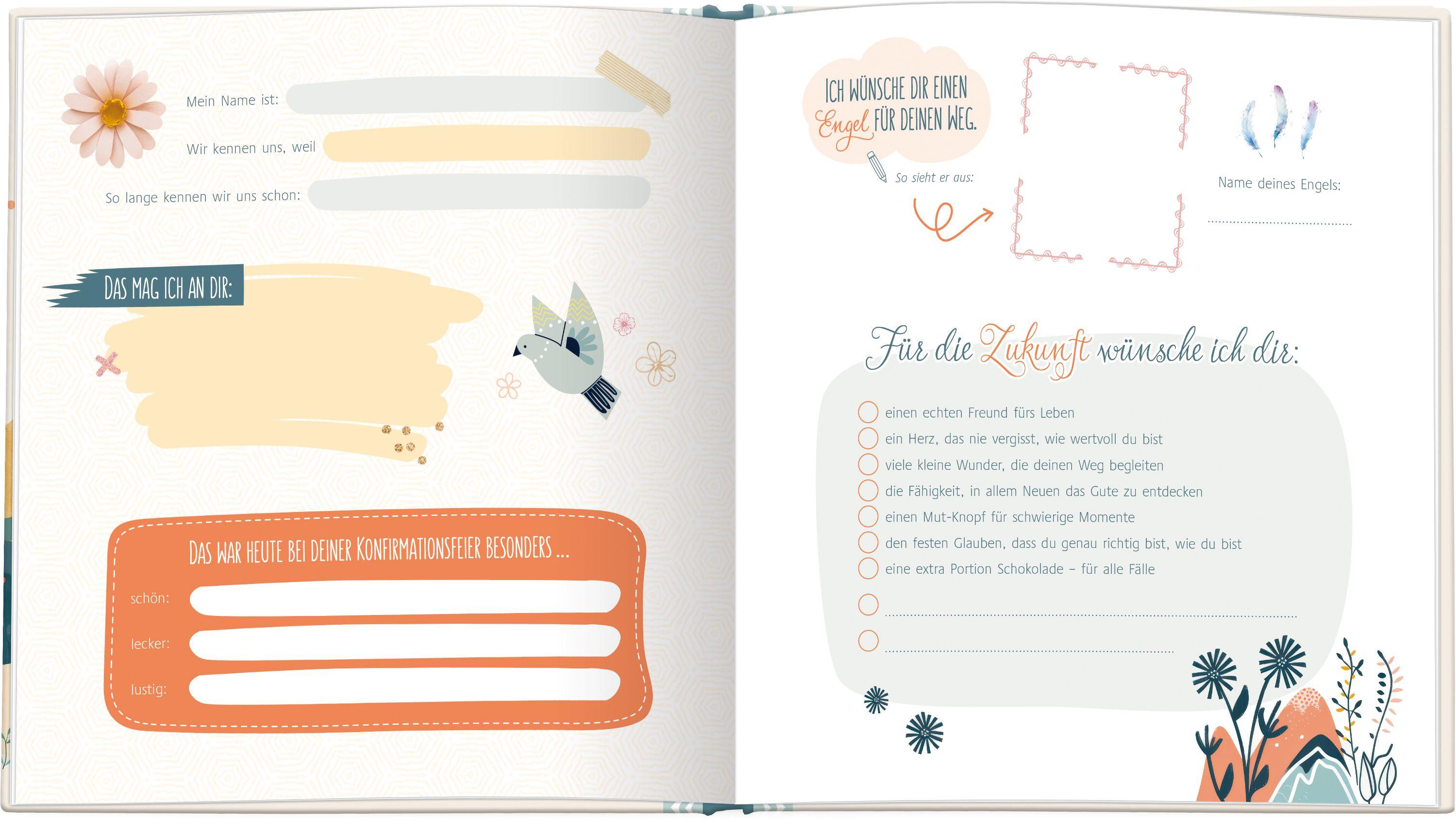 Beispielinhalt (Bild) Konfirmation - Glaub an dich