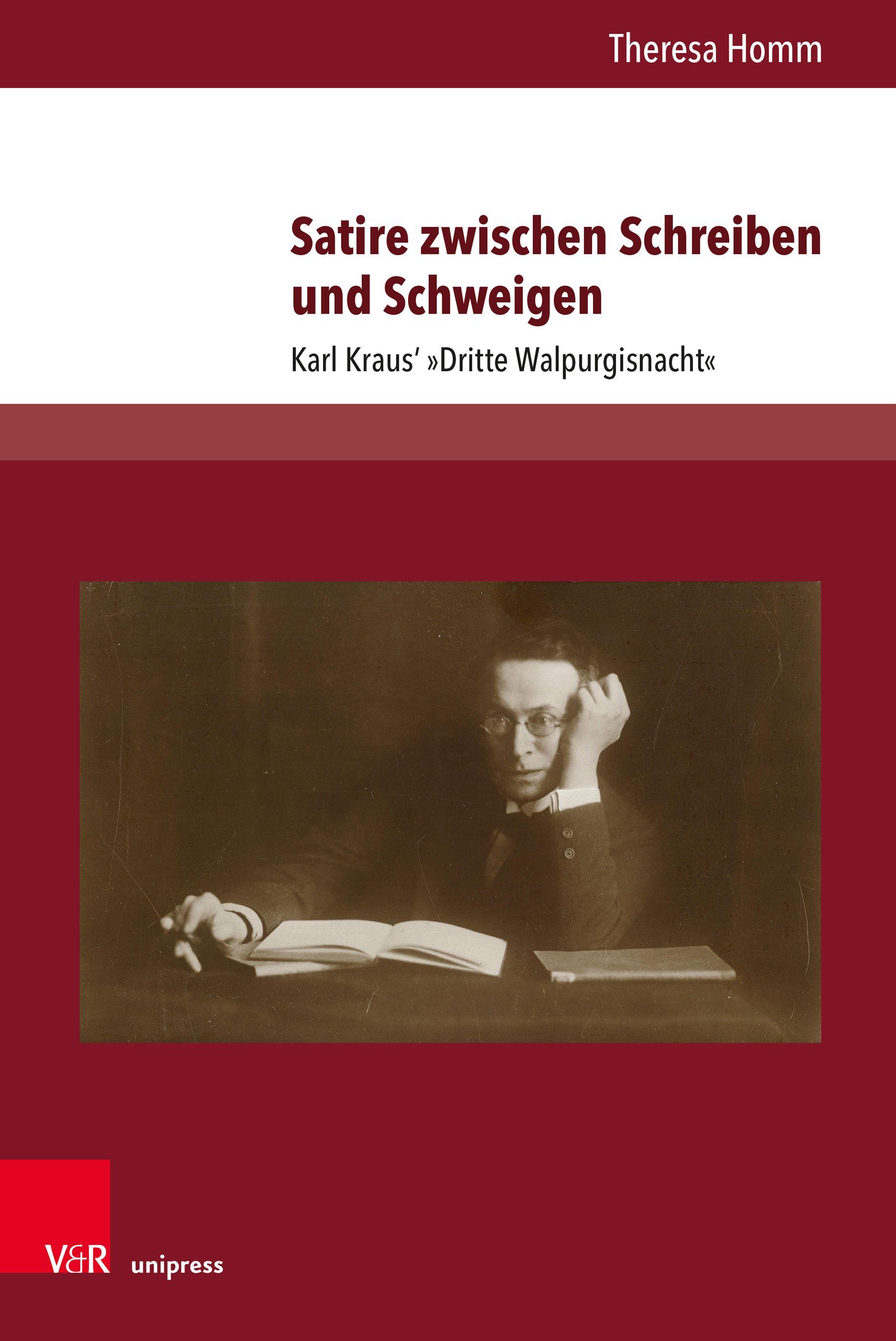 Vorderes Coverbild Satire zwischen Schreiben und Schweigen