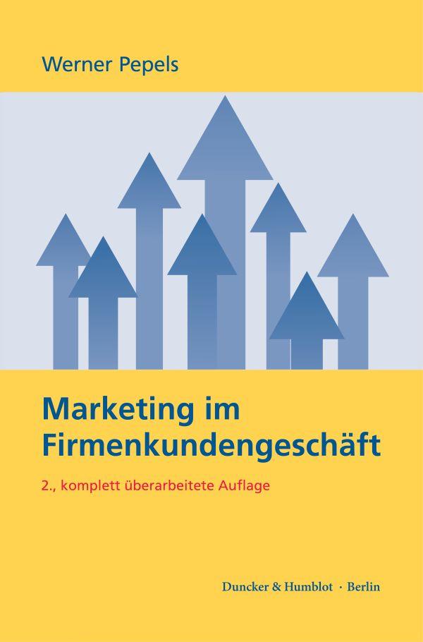 Vorderes Coverbild Marketing im Firmenkundengeschäft