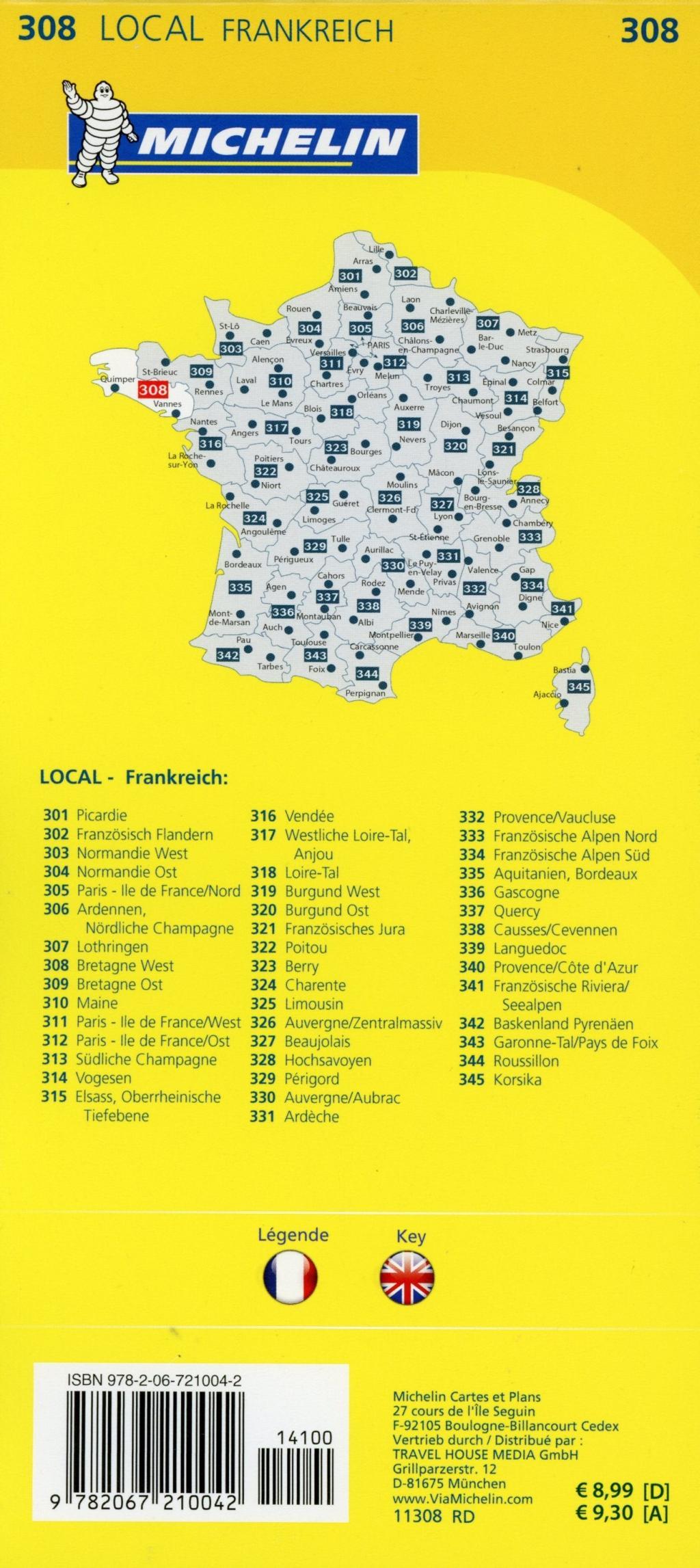 Beispielinhalt (Bild) Michelin Bretagne West