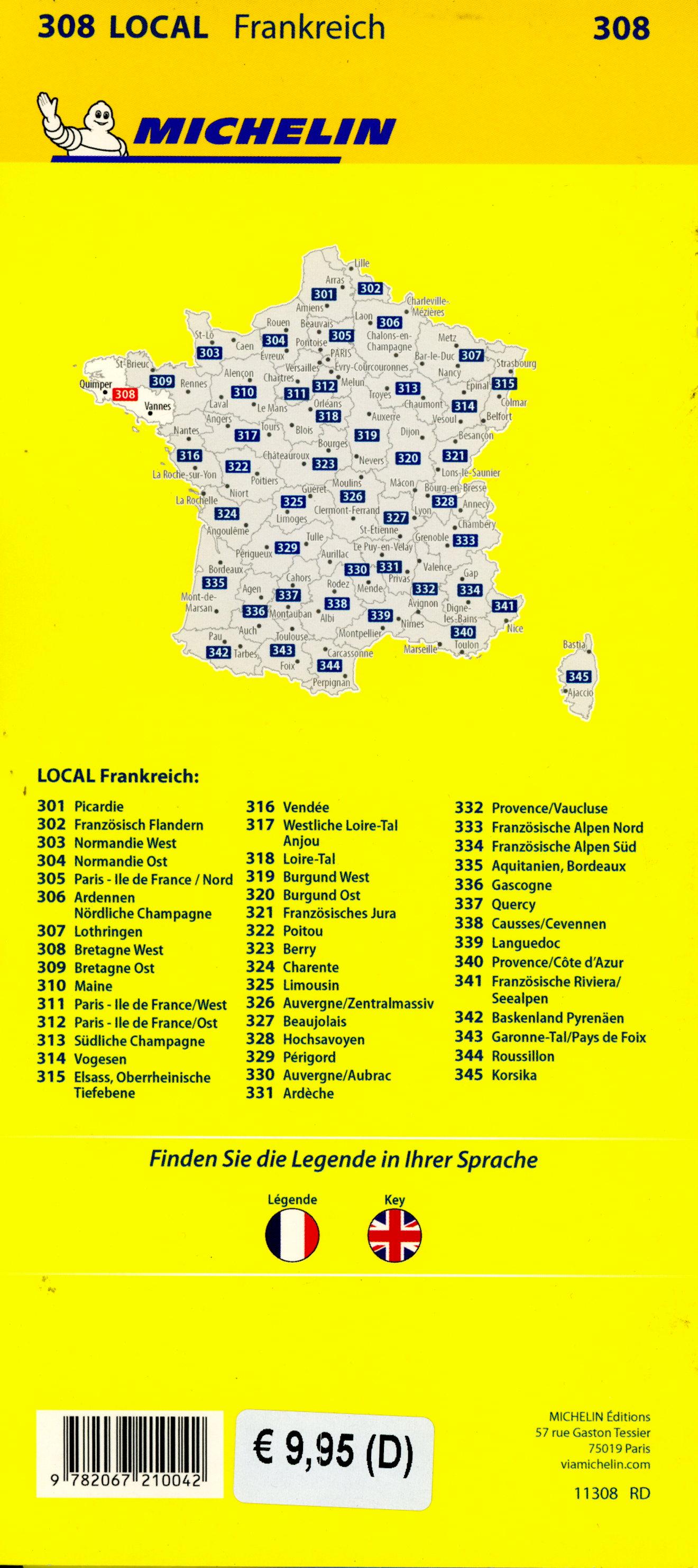 Beispielinhalt (Bild) Michelin Bretagne West