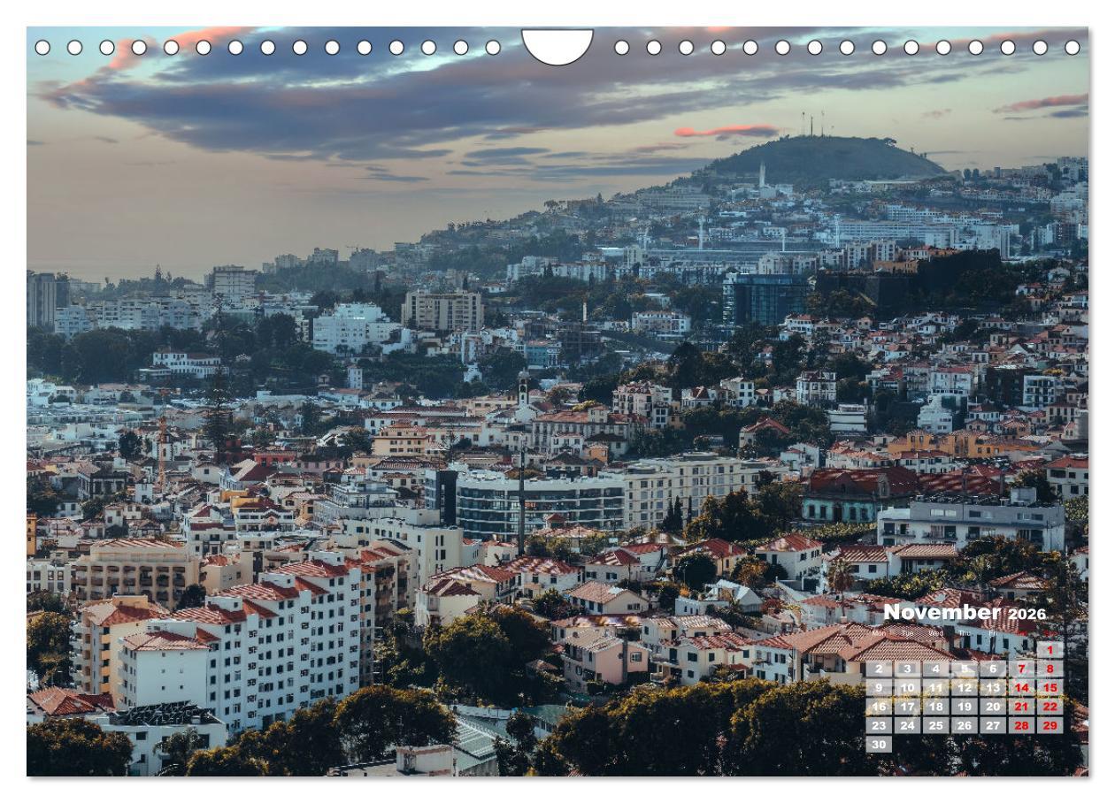Beispielinhalt (Bild) Madeira Island - Portugal (Wall Calendar 2026 DIN A4 landscape), CALVENDO 12 Month Wall Calendar