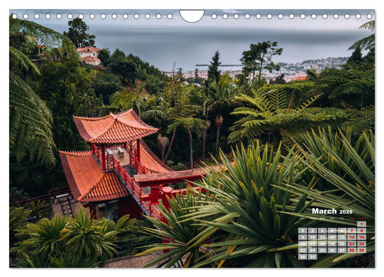 Beispielinhalt (Bild) Madeira Island - Portugal (Wall Calendar 2026 DIN A4 landscape), CALVENDO 12 Month Wall Calendar