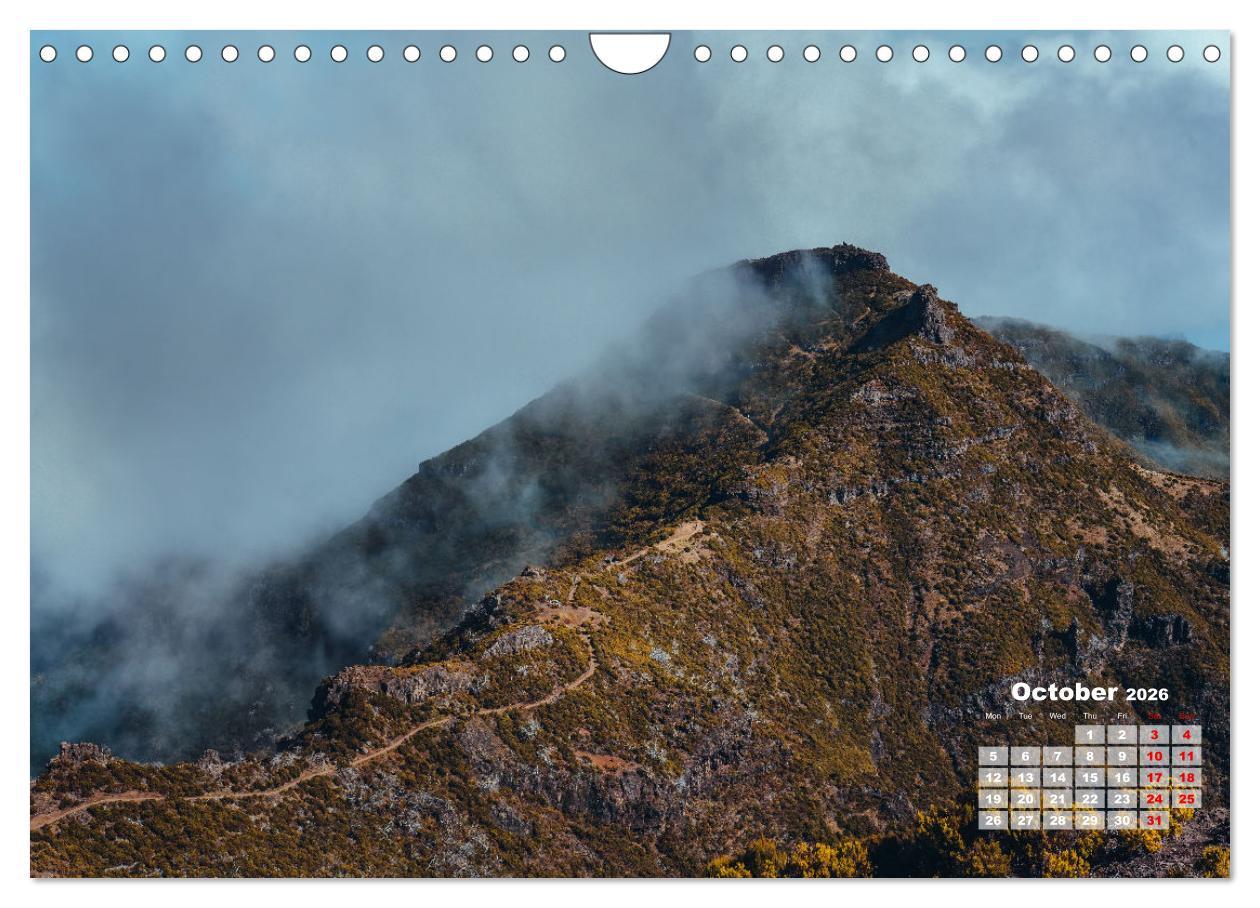 Beispielinhalt (Bild) Madeira Island - Portugal (Wall Calendar 2026 DIN A4 landscape), CALVENDO 12 Month Wall Calendar