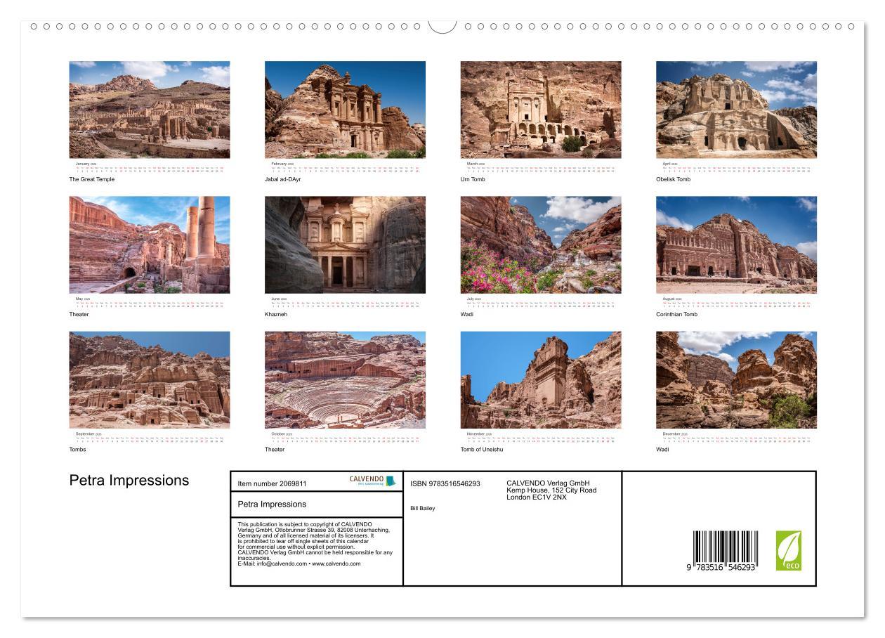Beispielinhalt (Bild) Petra Impressions (High Quality Premium Wall Calendar 2026 DIN A2 landscape),CALVENDO 12 Month Wall Calendar