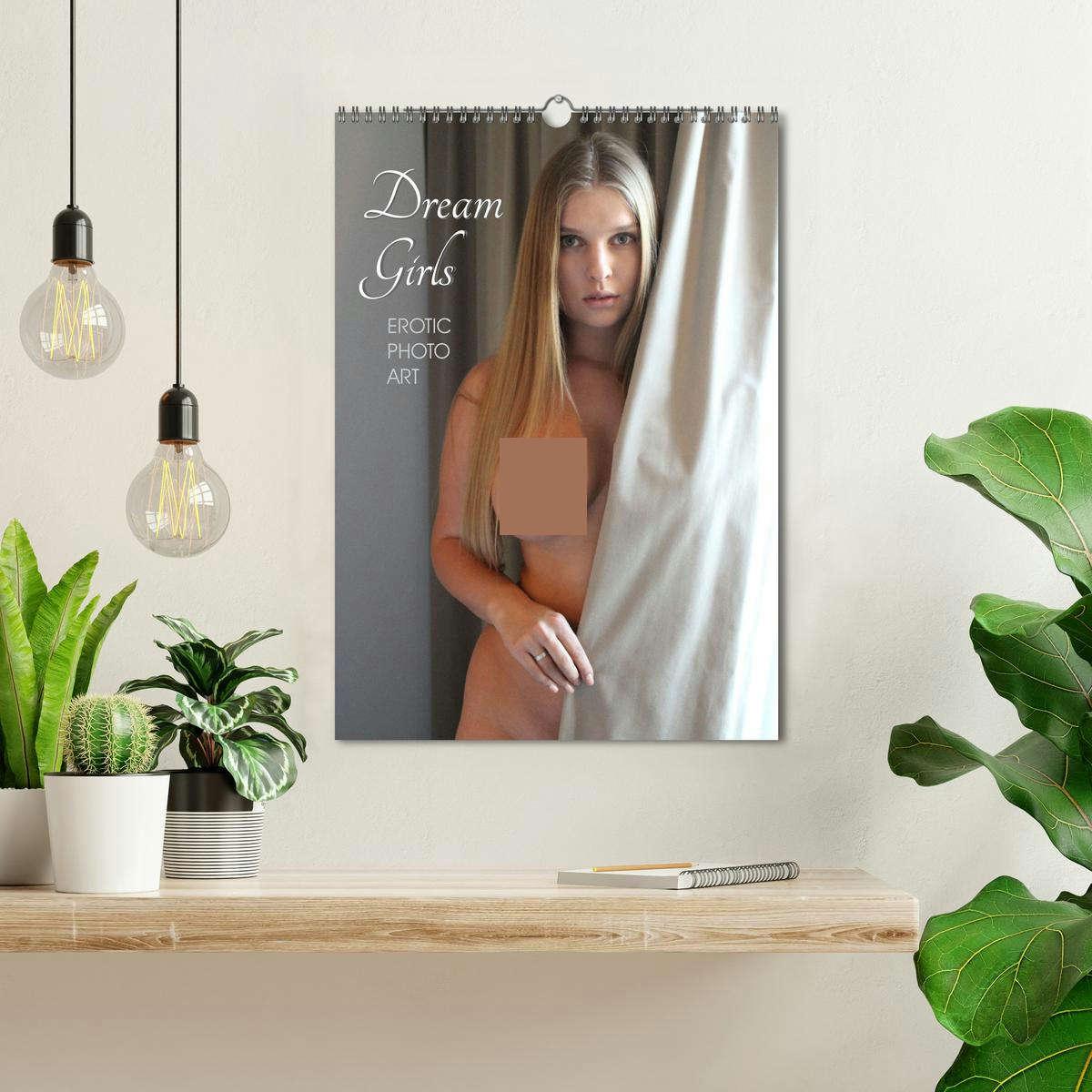 Beispielinhalt (Bild) Erotic Photo Art Dream Girls (Wall Calendar 2026 DIN A3 portrait), CALVENDO 12 Month Wall Calendar