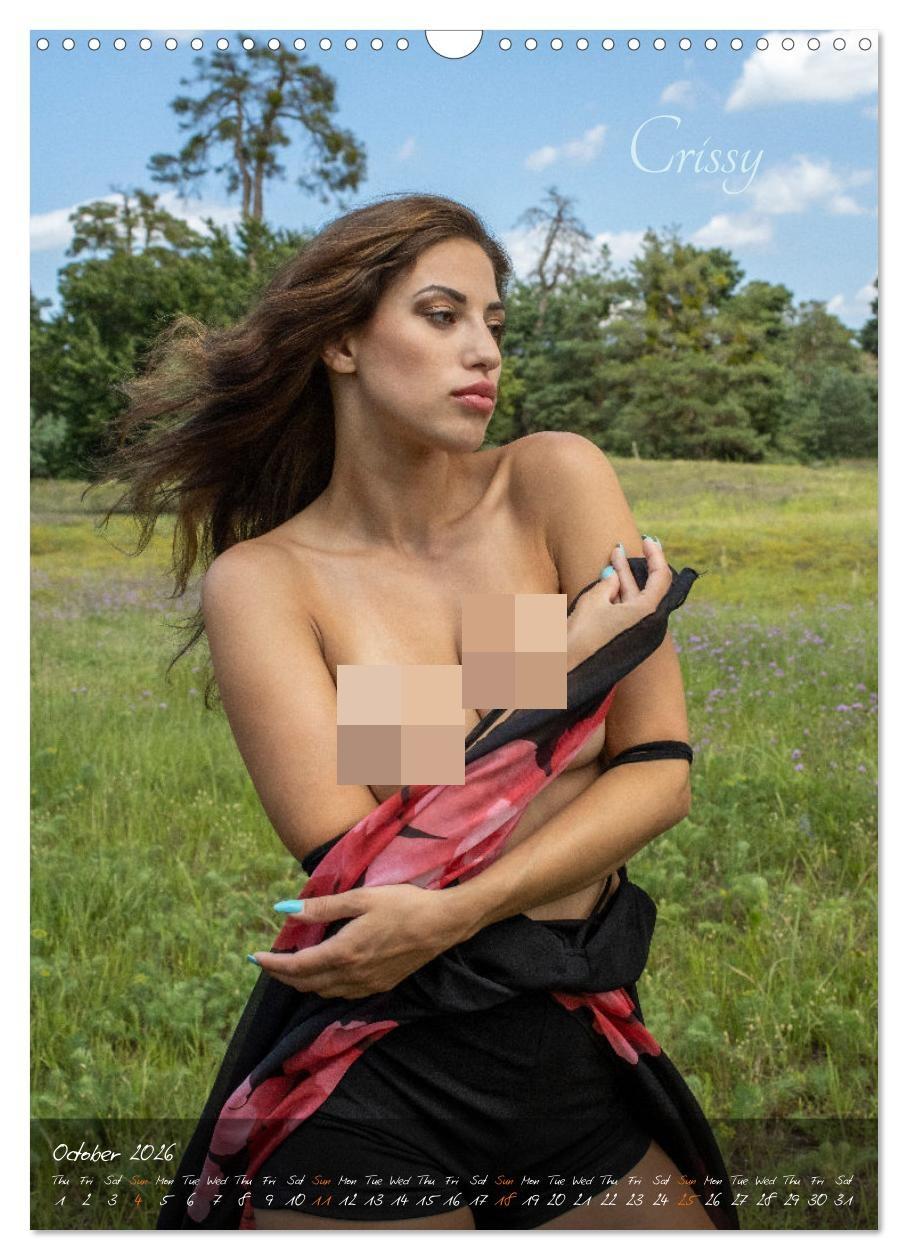 Beispielinhalt (Bild) Erotic Photo Art Dream Girls (Wall Calendar 2026 DIN A3 portrait), CALVENDO 12 Month Wall Calendar
