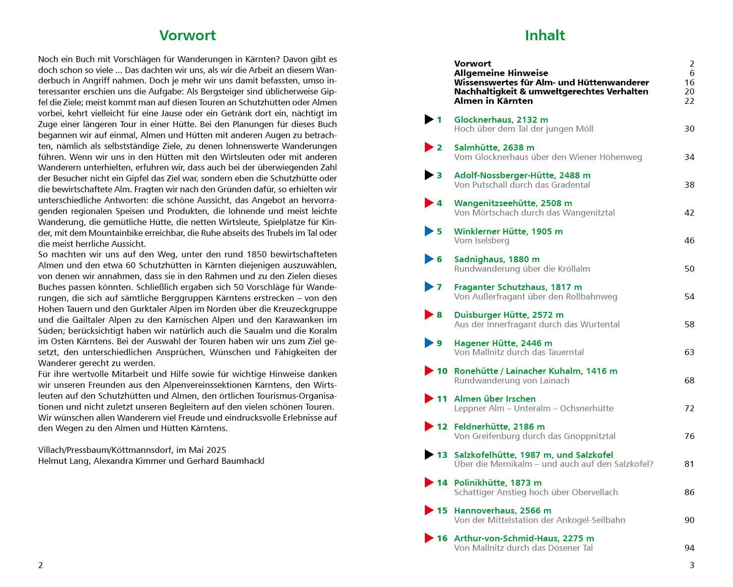 Beispielinhalt (Bild) Wandern zu Almen und Hütten Kärnten